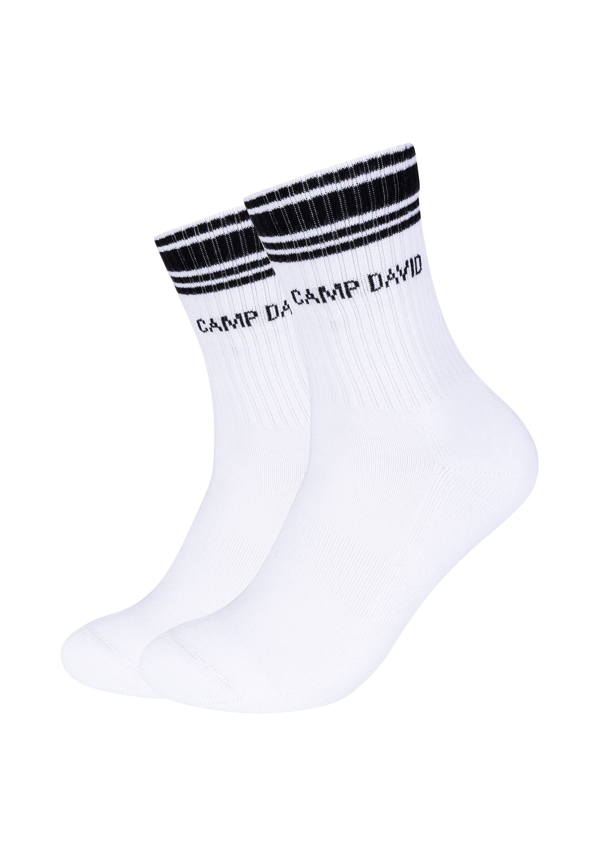 CAMP DAVID Socken (4 Paar) für Tennis, kurz, mit gepolsterter Sohle – Bild 2 von 4