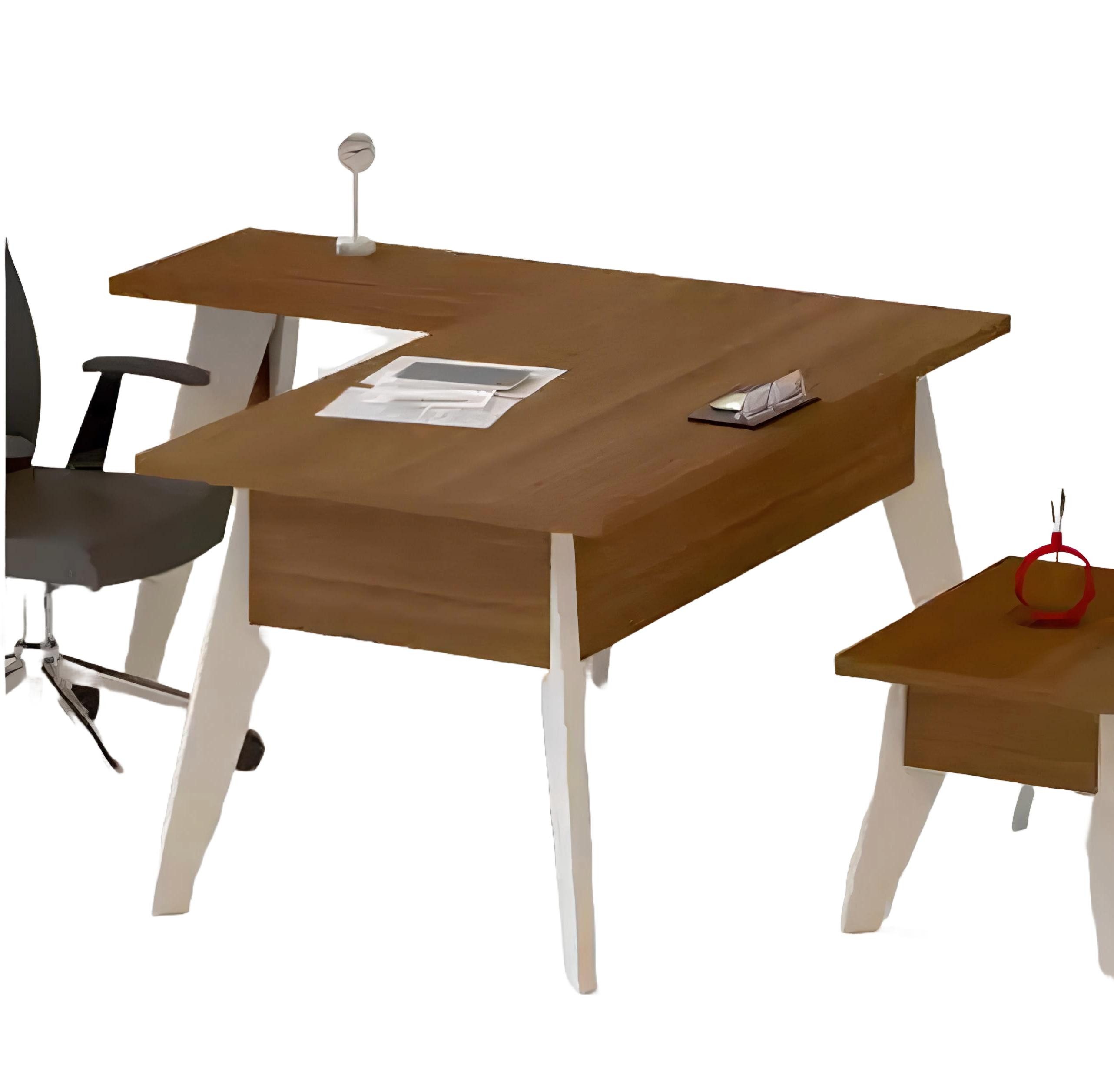 Xlmoebel Eckschreibtisch Designer Eckschreibtisch aus Holz mit modernem Design (Eckschreibtisch, 1-St., Eckschreibtisch), Hergestellt in Europa
