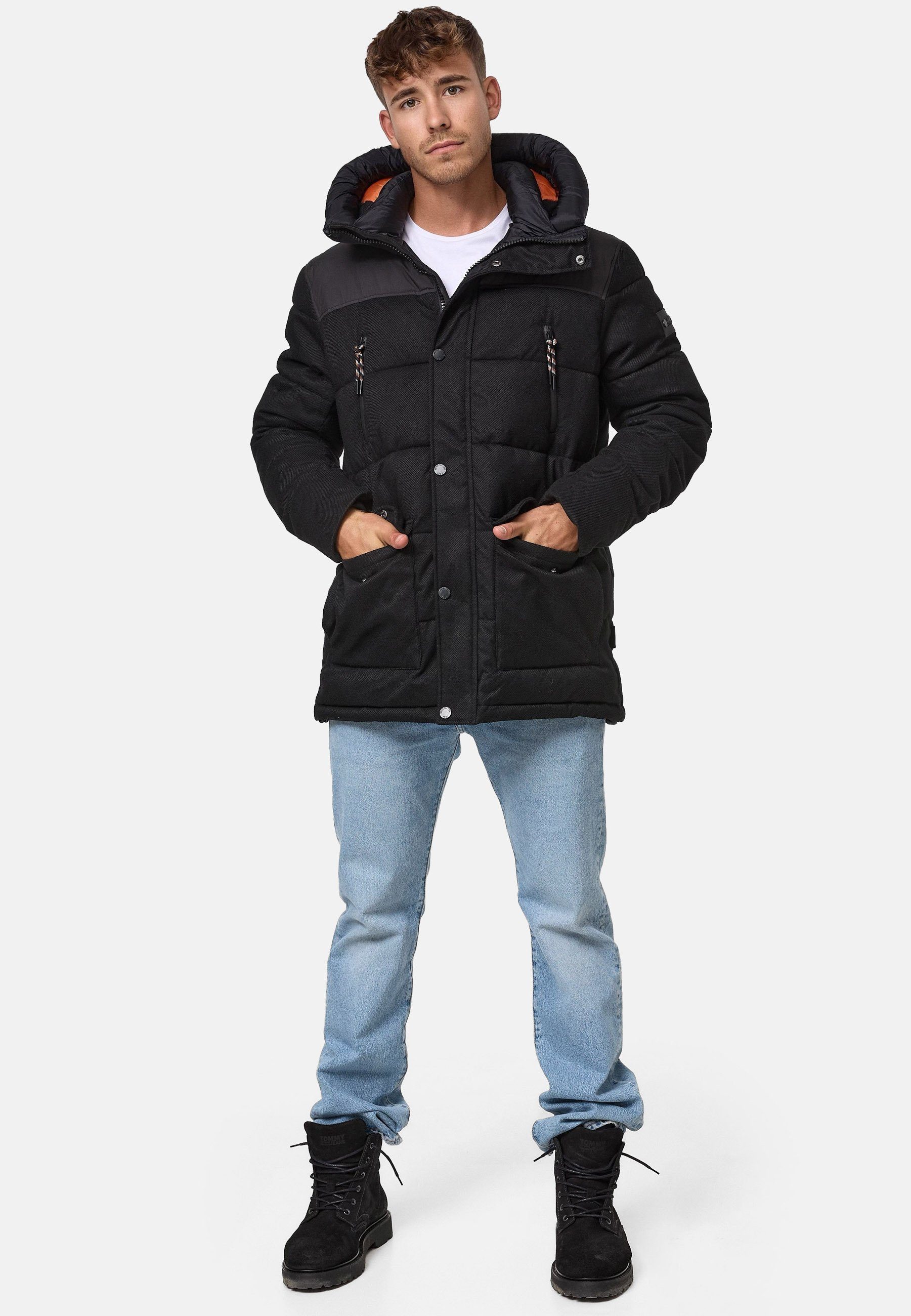 INDICODE Winterjacke Herren Krem Jacke Winter Herrenjacke – Bild 4 von 5
