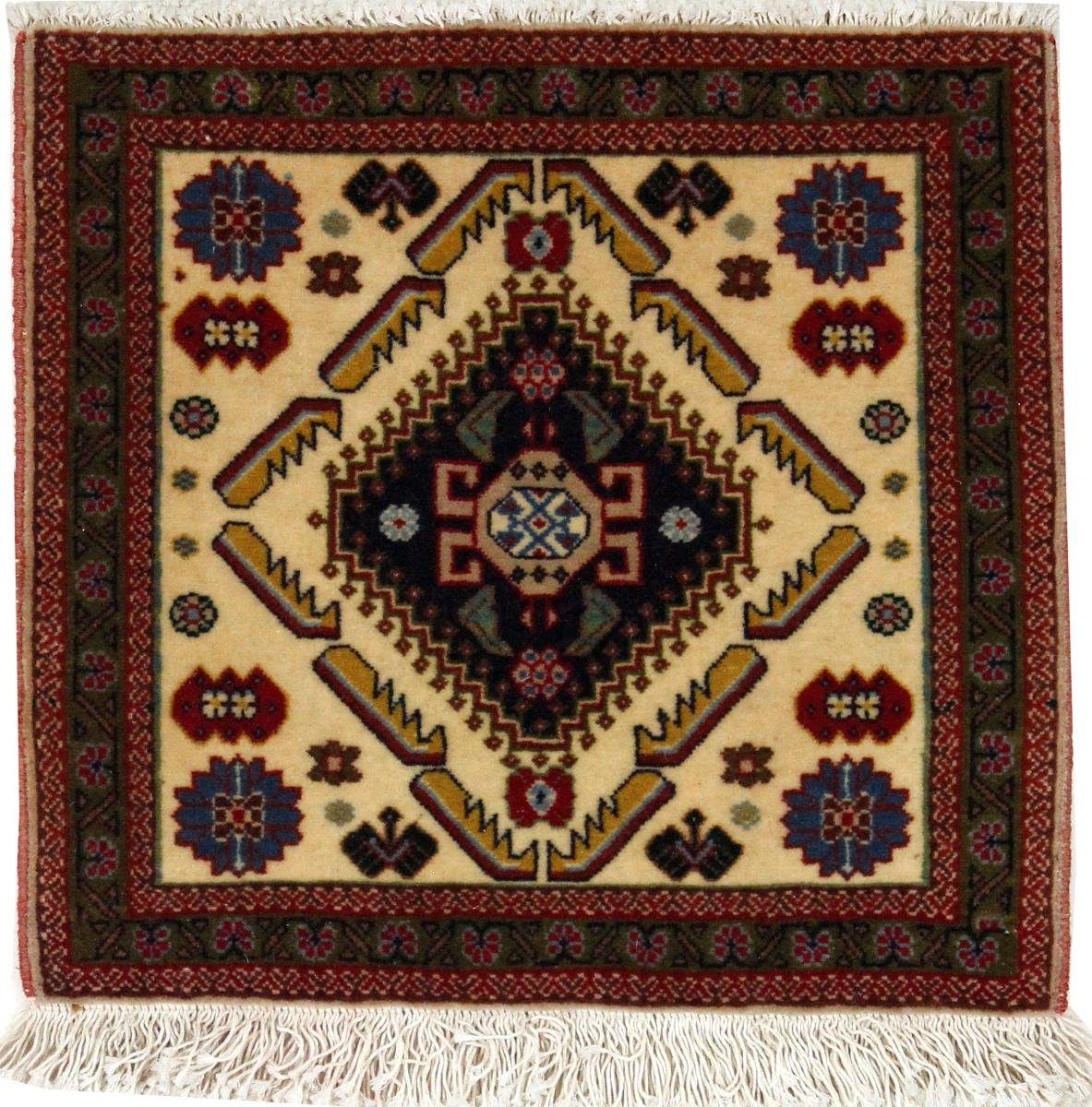 Orientteppich Ghashghai 41x41 Handgeknüpfter Orientteppich / Perserteppich, Nain Trading, rechteckig, Höhe: 12 mm