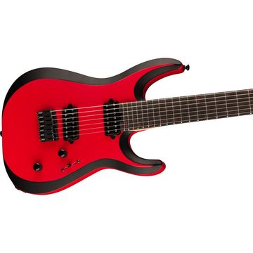 Jackson E-Gitarre, E-Gitarren, Andere Modelle, Pro Plus Dinky MDK HT7 Red with Black Bevels - E-Gitarre