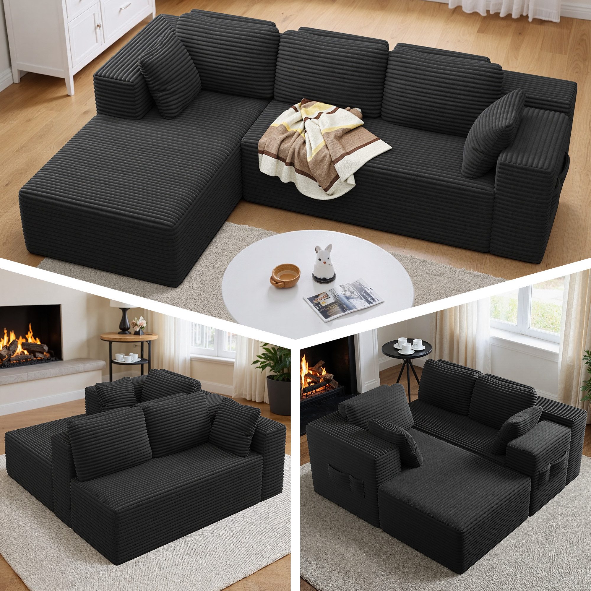 Bealife Ecksofa L-Form, B: 250cm, Keine günstig online kaufen