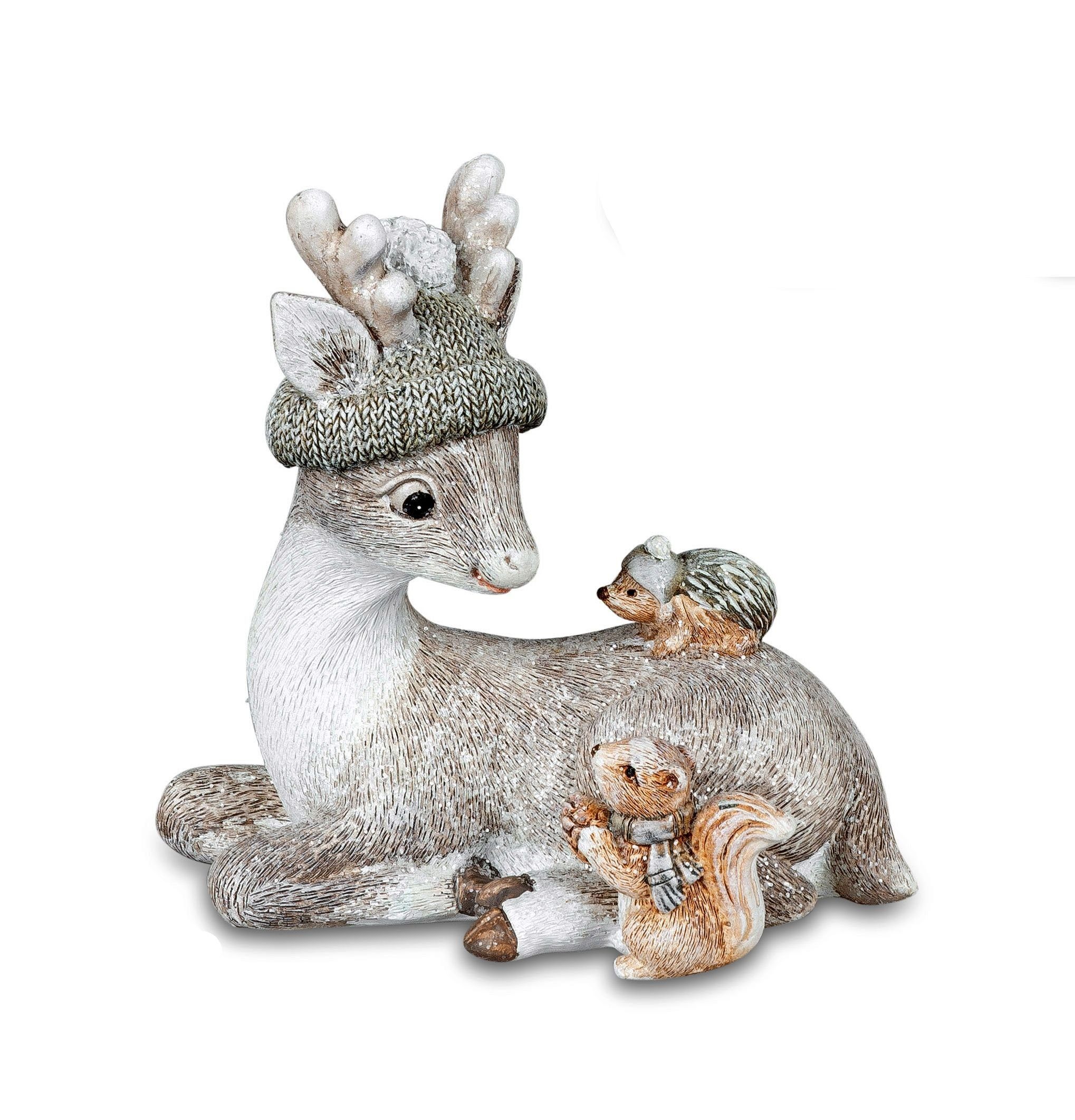 Small-Preis Tierfigur Nostalgische Winterfiguren in verschiedenen Größen Motiven und