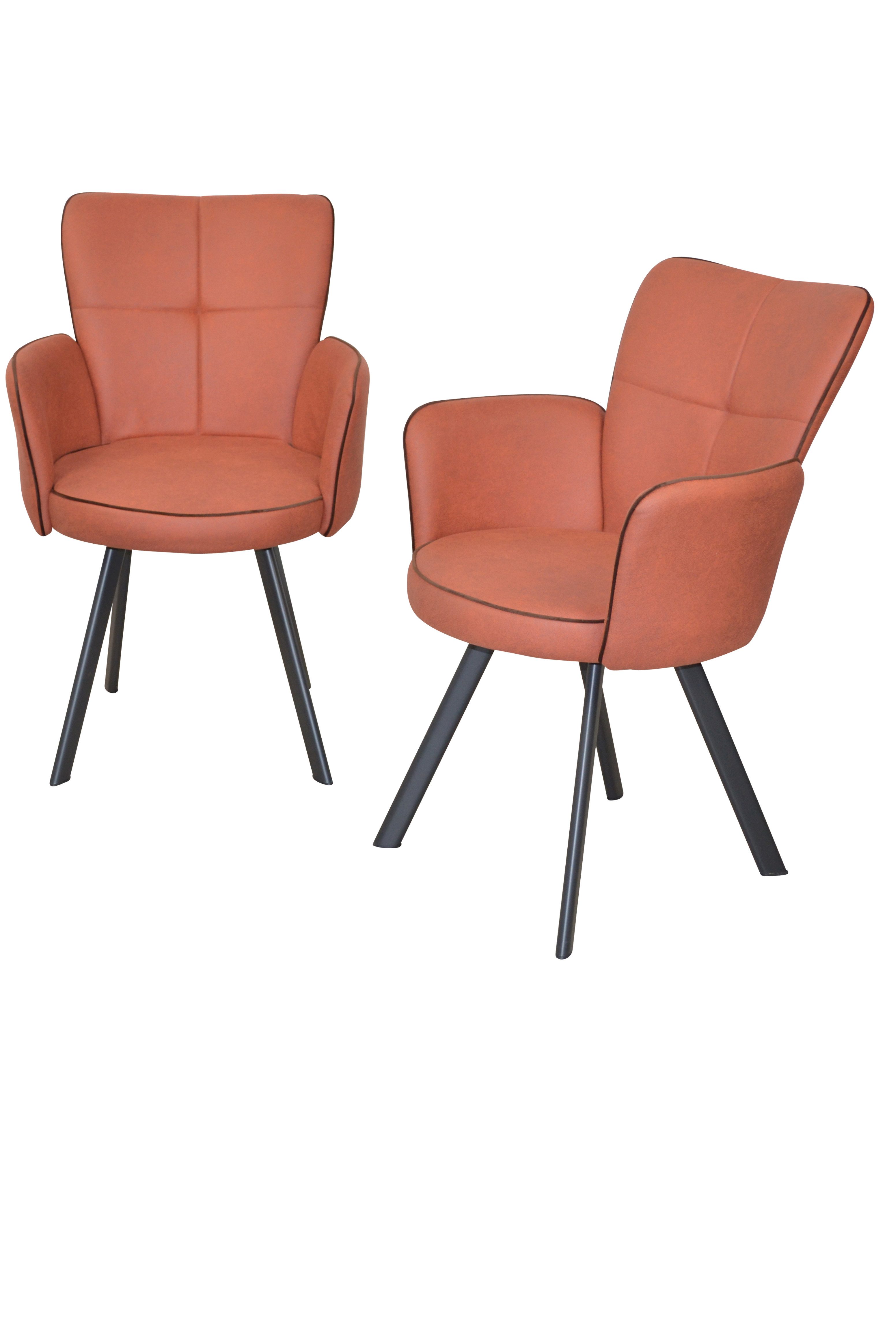 moebel-direkt-online Esszimmerstuhl Ronny Armlehnstuhl 2Stück, 2er-Set