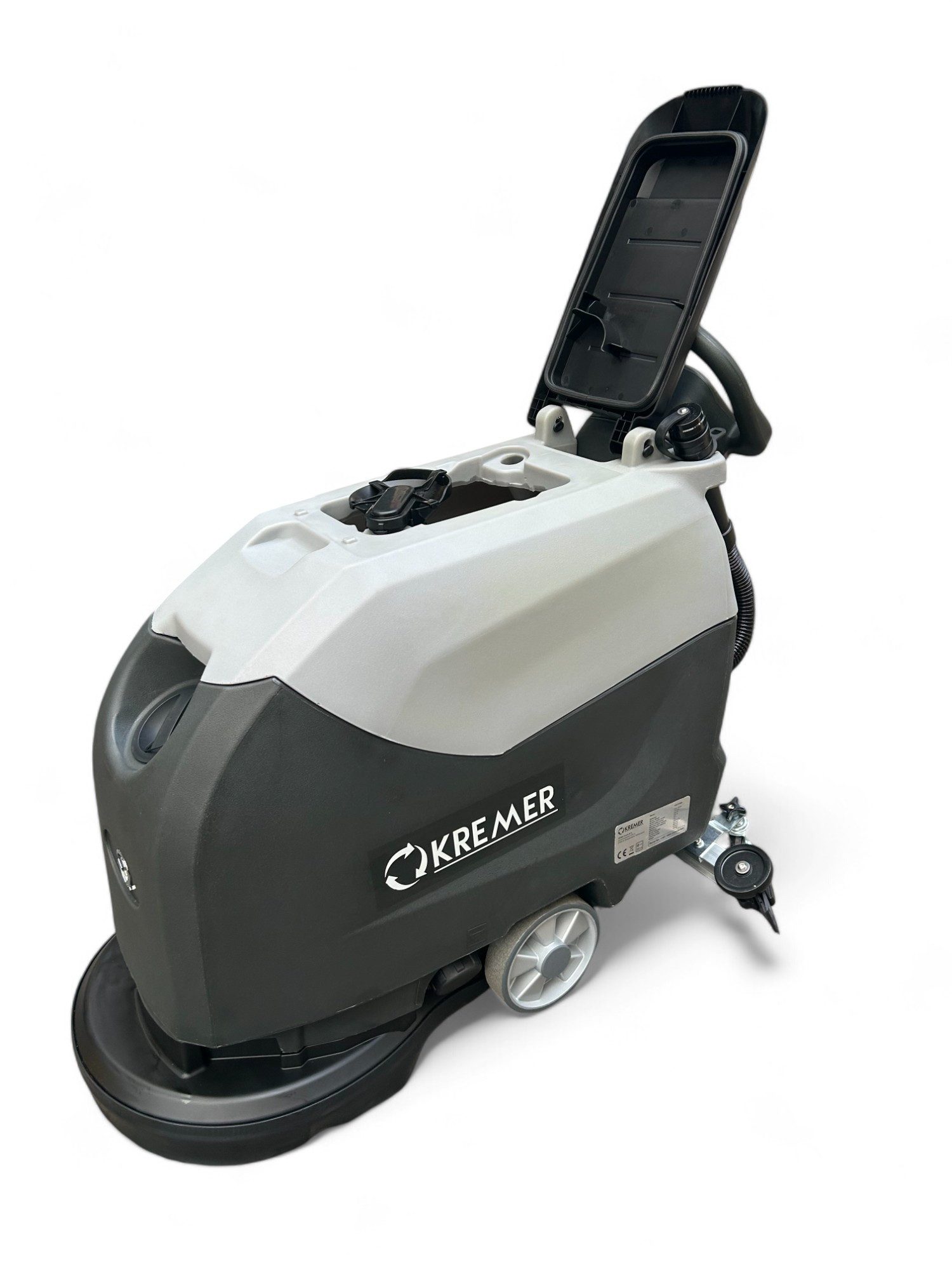 DeTec. Hartbodenreiniger Scheuersaugmaschine Akku Bodenreiniger 24V 100AH Putzmaschine DT-FL60, 500,00 W