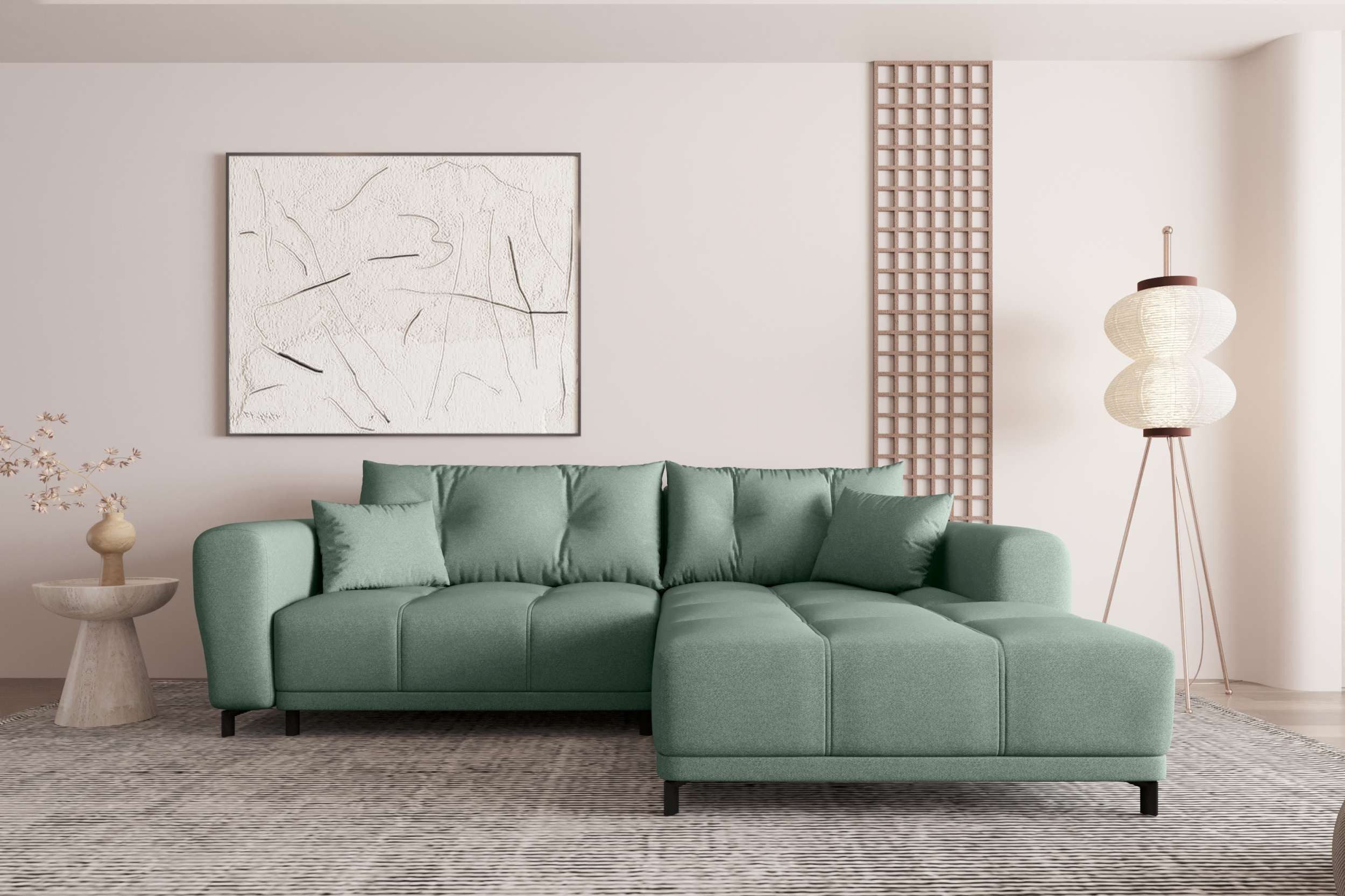 99rooms Ecksofa Massimo, Sofa L-Form, Eckcouch, mit oder ohne Schlaffunktio günstig online kaufen