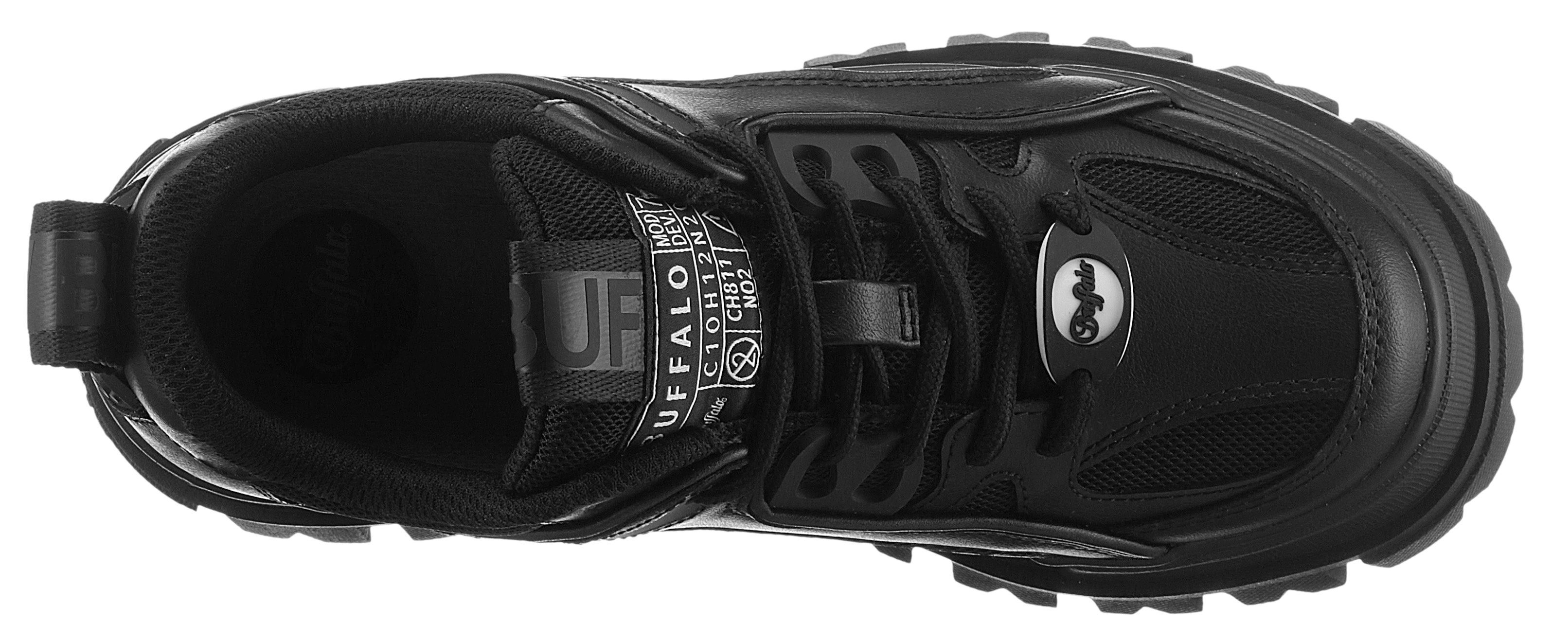 Buffalo Schnürschuh mit Profilsohle, Freizeitschuh, Halbschuh, Schnürschuh