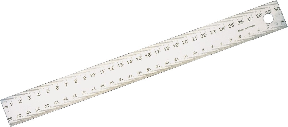WEDO Lineal Stahllineal 30cm silber