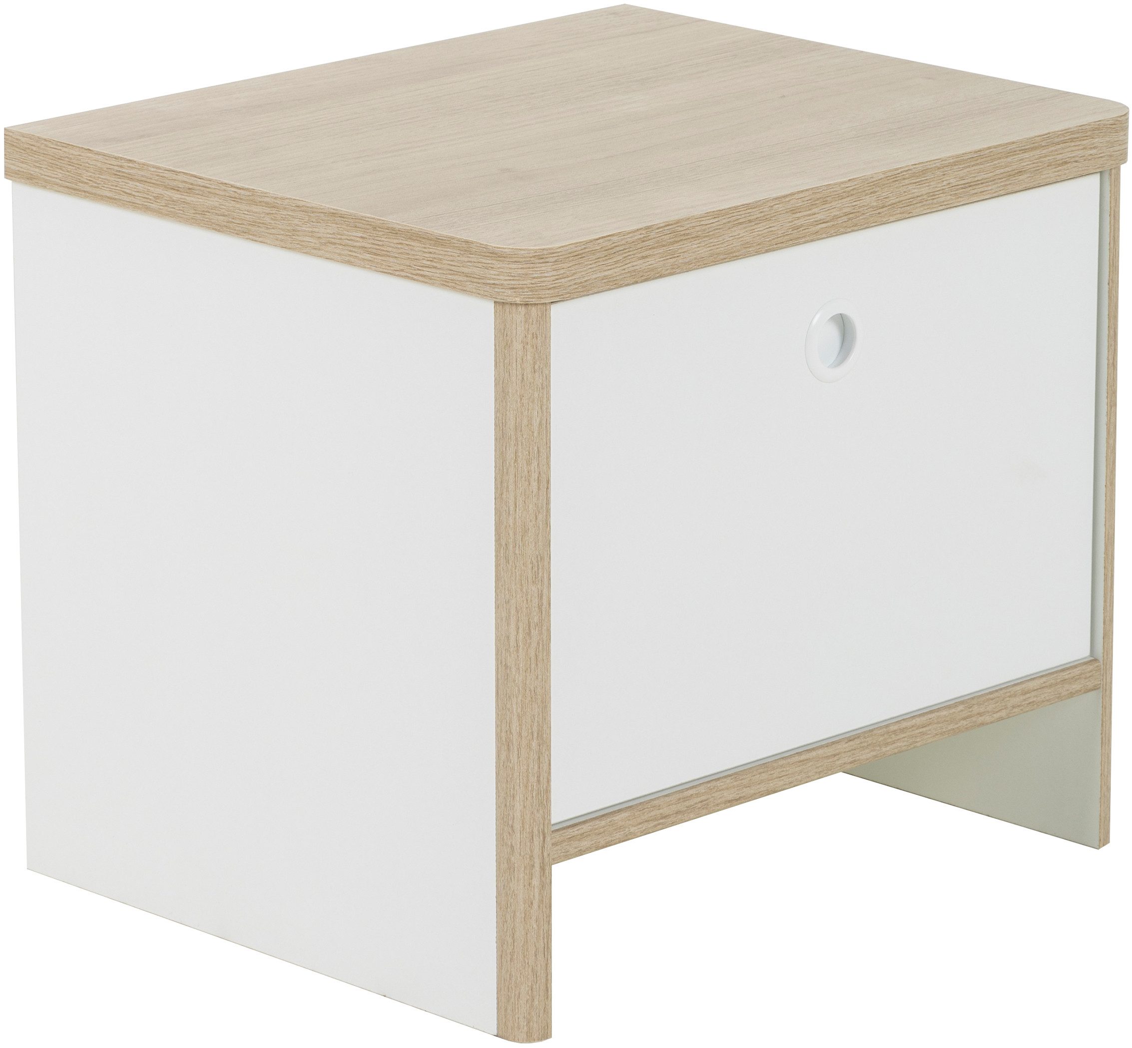 Gami Nachtkommode, Ein praktischer Nachttisch mit Stauraum.