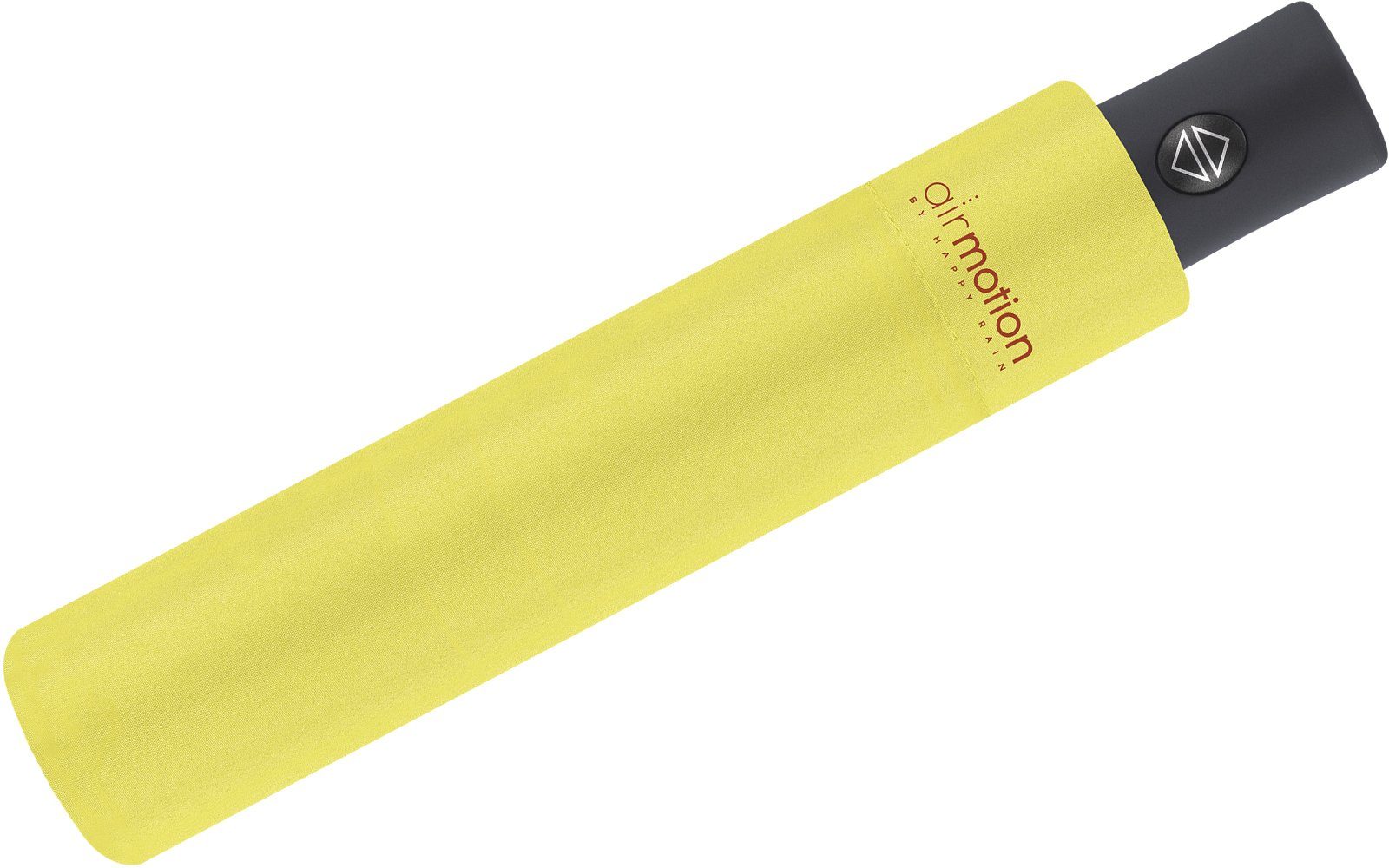 superleicht, Gepäck HAPPY für perfekt gelb Taschenregenschirm Minischirm g - Air und leichtester RAIN vollautomatischer - 174 Auf-Zu-Automatik Motion Handtasche