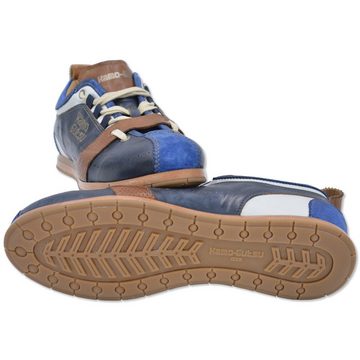 Kamo-Gutsu Kamo-Gutsu Aqua Blu Camel Herren Sneaker Sneaker Wechselfussbett