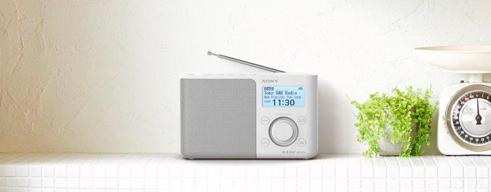 FM-Tuner) (Digitalradio Radio XDR-S61D Weiß (DAB), Sony