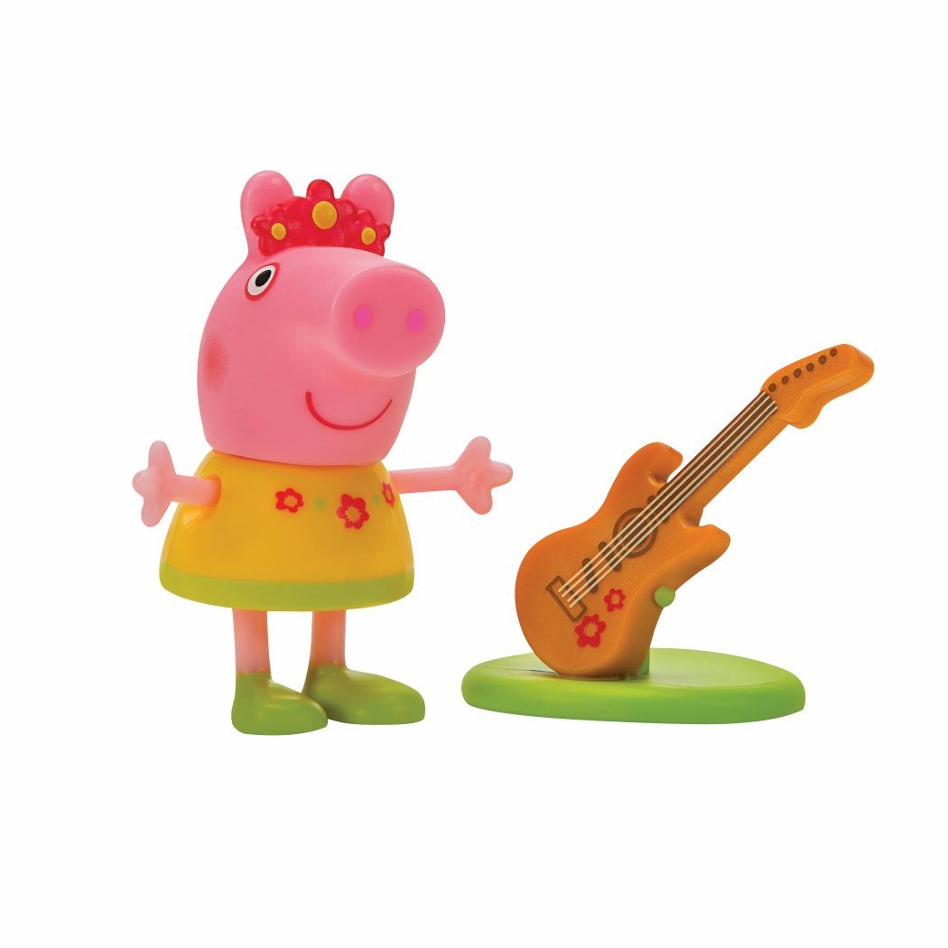Peppa Pig Lernspielzeug 4er Set und mit Figuren Zubehör verschiedenen Peppa