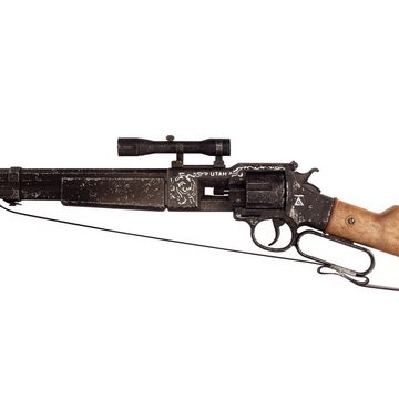 Sohni Wicke Blaster Cowboy Gewehr 76 cm 12-Schuss Western-Gewehr Used-Look Zielfernrohr