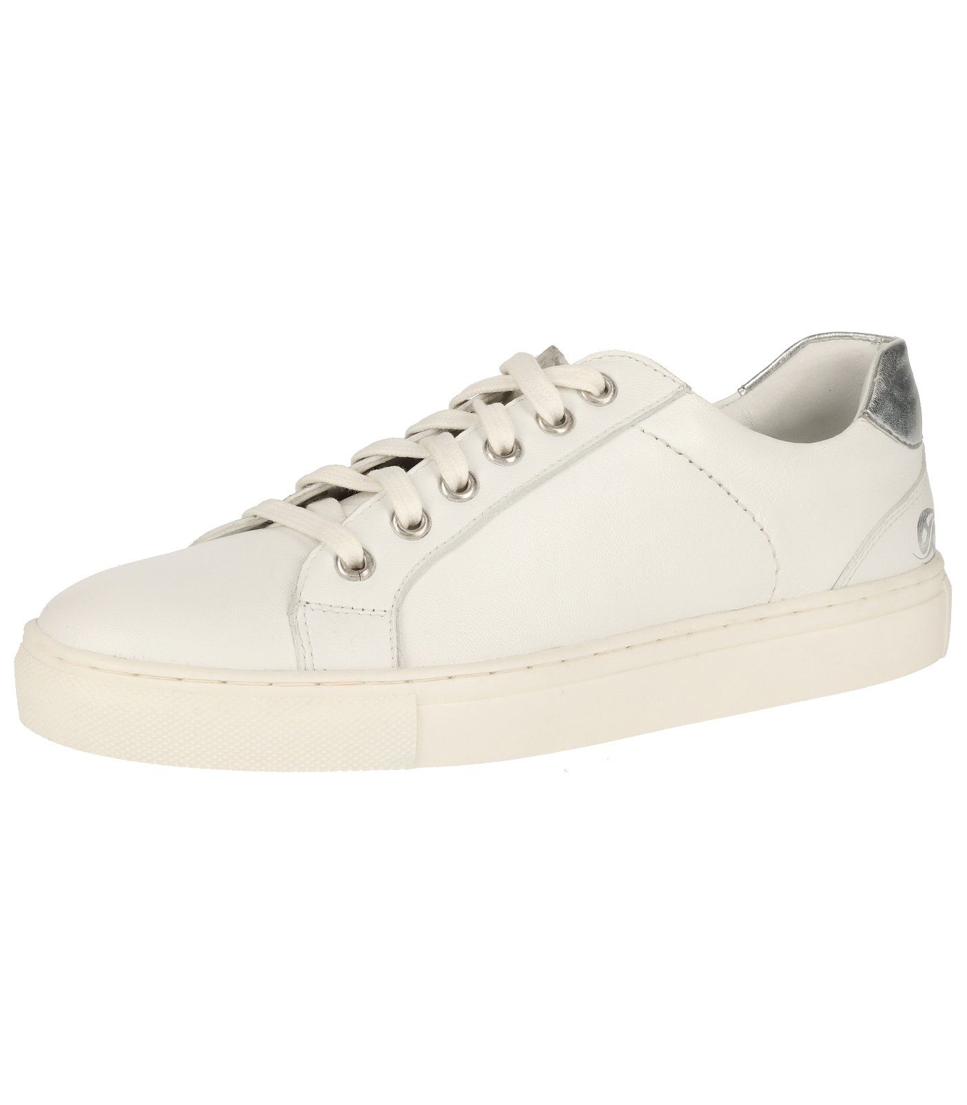 Dockers by Weiß (Weiss/Silber) Sneaker Gerli (04101588) Sneaker Nappaleder