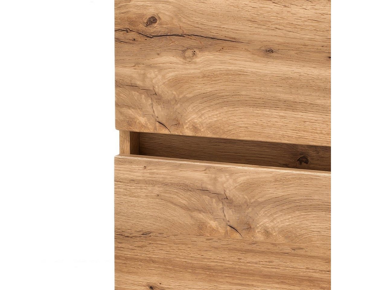 Thumbnail - HELD MÖBEL Waschtisch-Set aus MDF in wotaneiche mit einer Schublade und 3 Türen, (B/H/T: 60x200x47 cm)