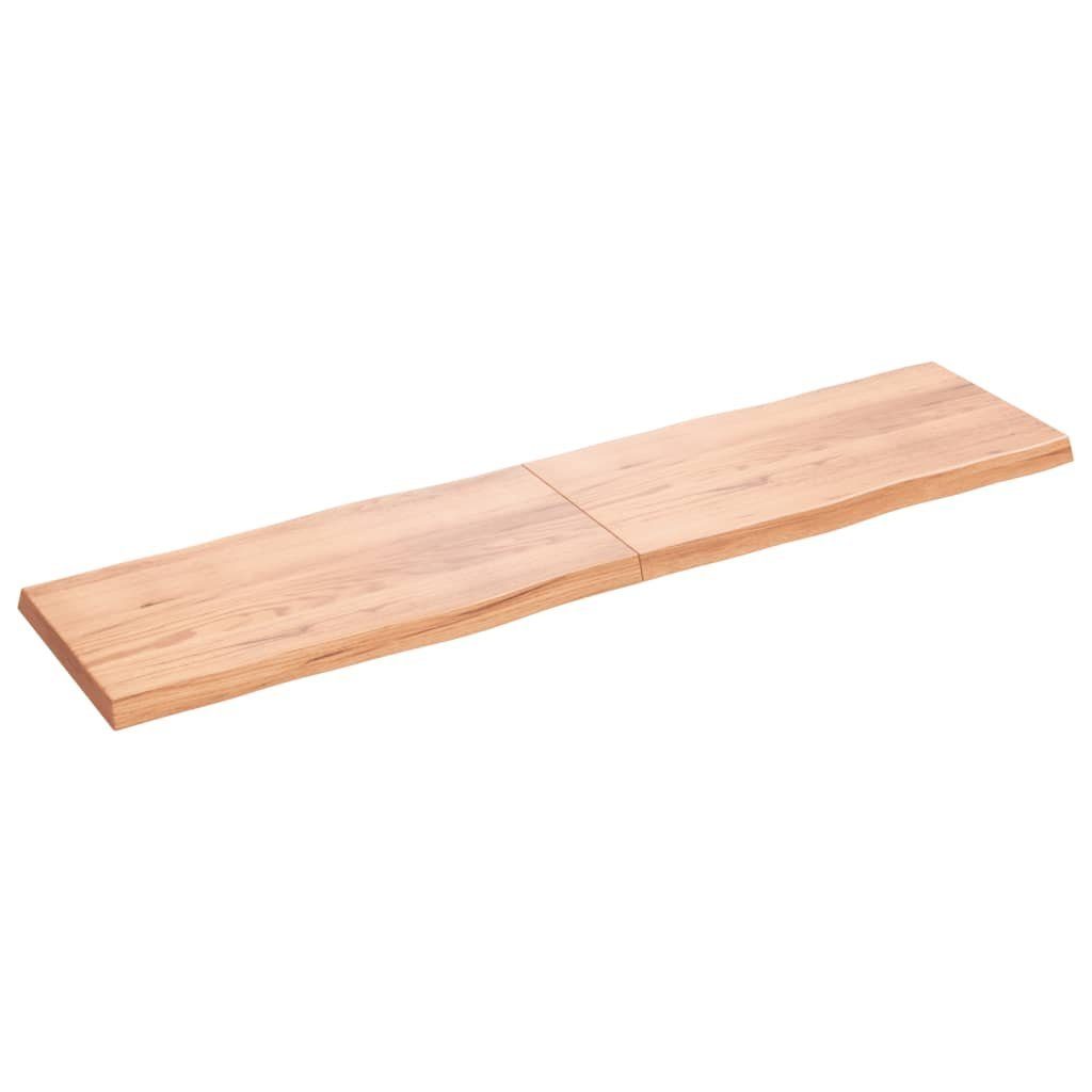 Massivholz 200x50x(2-6) (1 St) Baumkante Behandelt furnicato cm Tischplatte