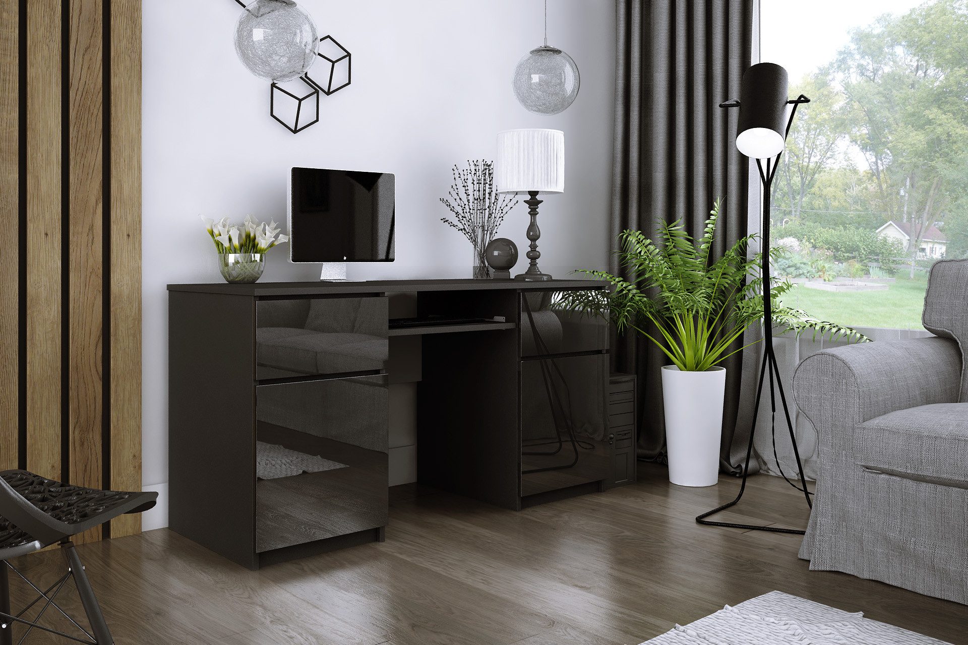 Faizee Möbel Schreibtisch ZOE 135 cm Schreibtisch