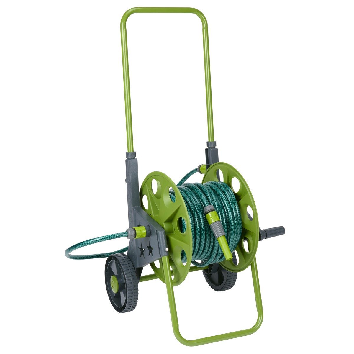 Kinzo Schlauchkupplung Kinzo Gartenschlauch – 30 m mit Haspel & Düse