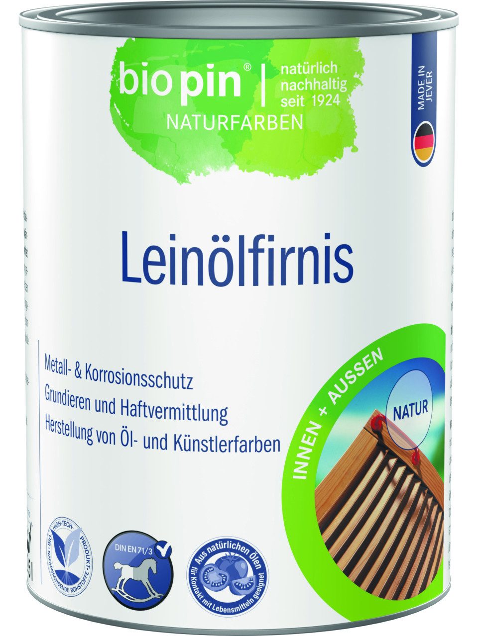 Bio Pin Leinölfirnis Biopin Leinölfirnis 2,5 L natur