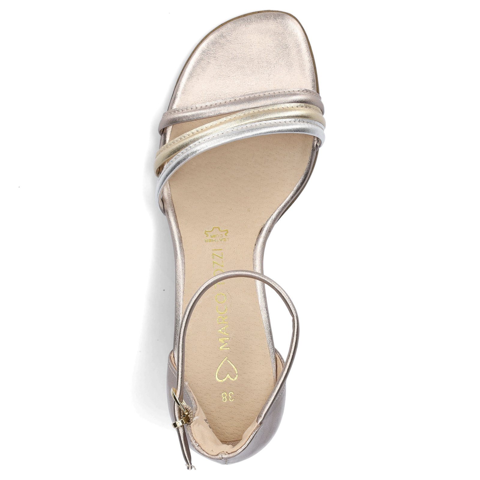 MARCO TOZZI Marco Tozzi Sandalette rosa metallic Damen Sandalette