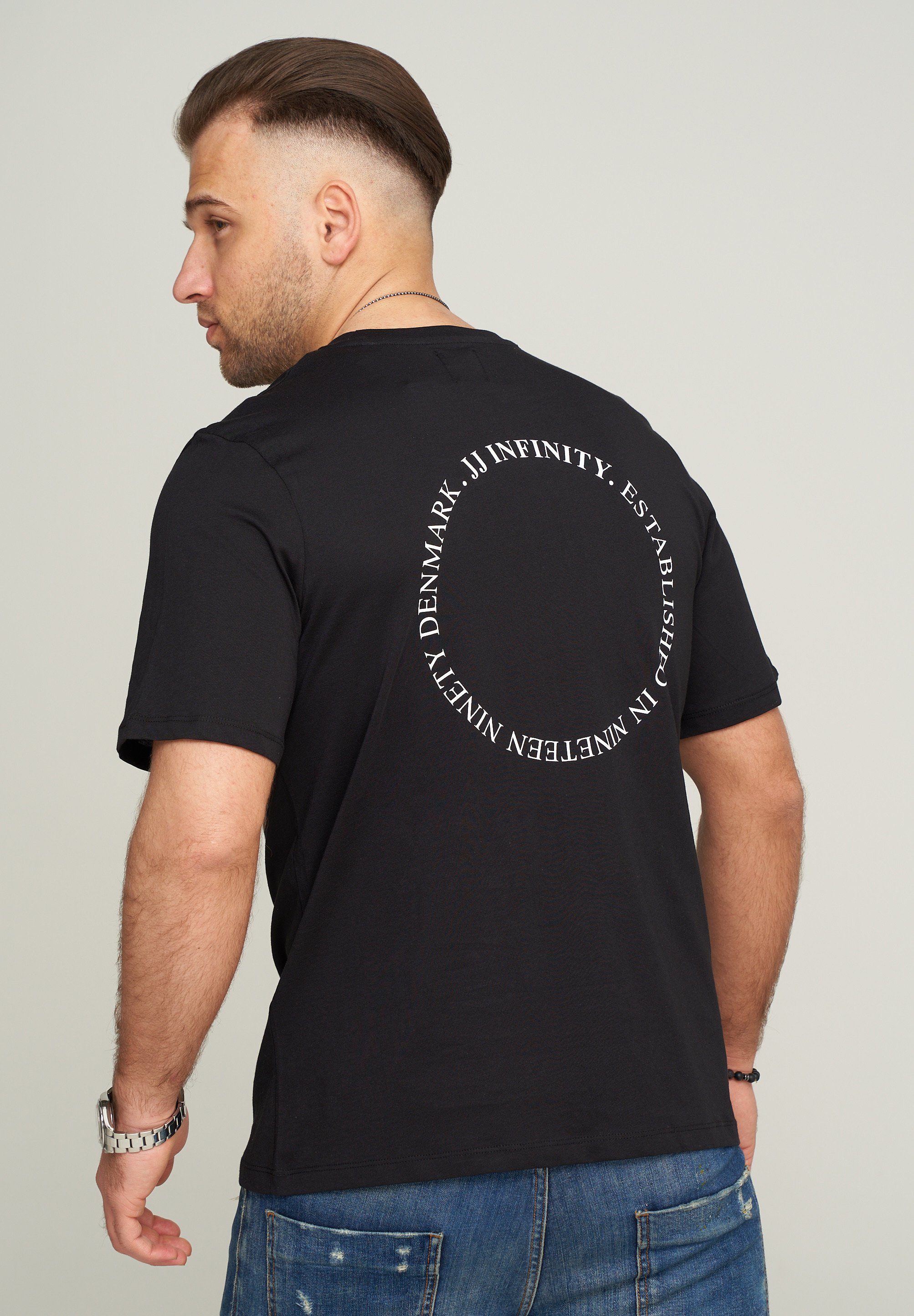 Jack & Jones T-Shirt JCOROUND INFINITY Männer Shirt mit Rundhalsausschnitt günstig online kaufen