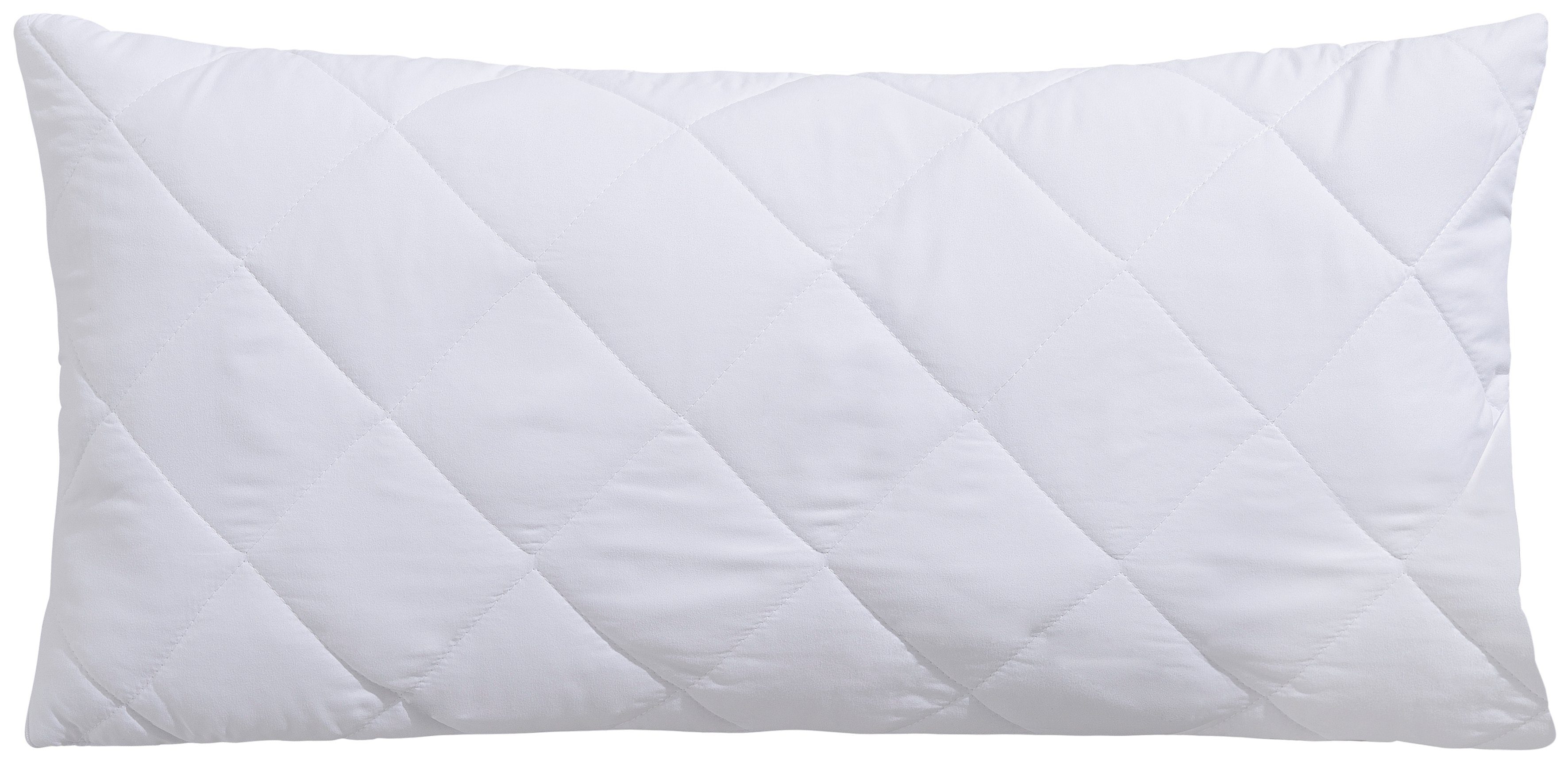OTTO home Microfaserkissen Microlux Kopfkissen 40x80 cm, 80x80 cm, Füllung: 3D-Faserbällchen, Bezug: Microfaser-Feinbatist samtweich, Seitenschläfer, Rückenschl – Bild 4 von 5