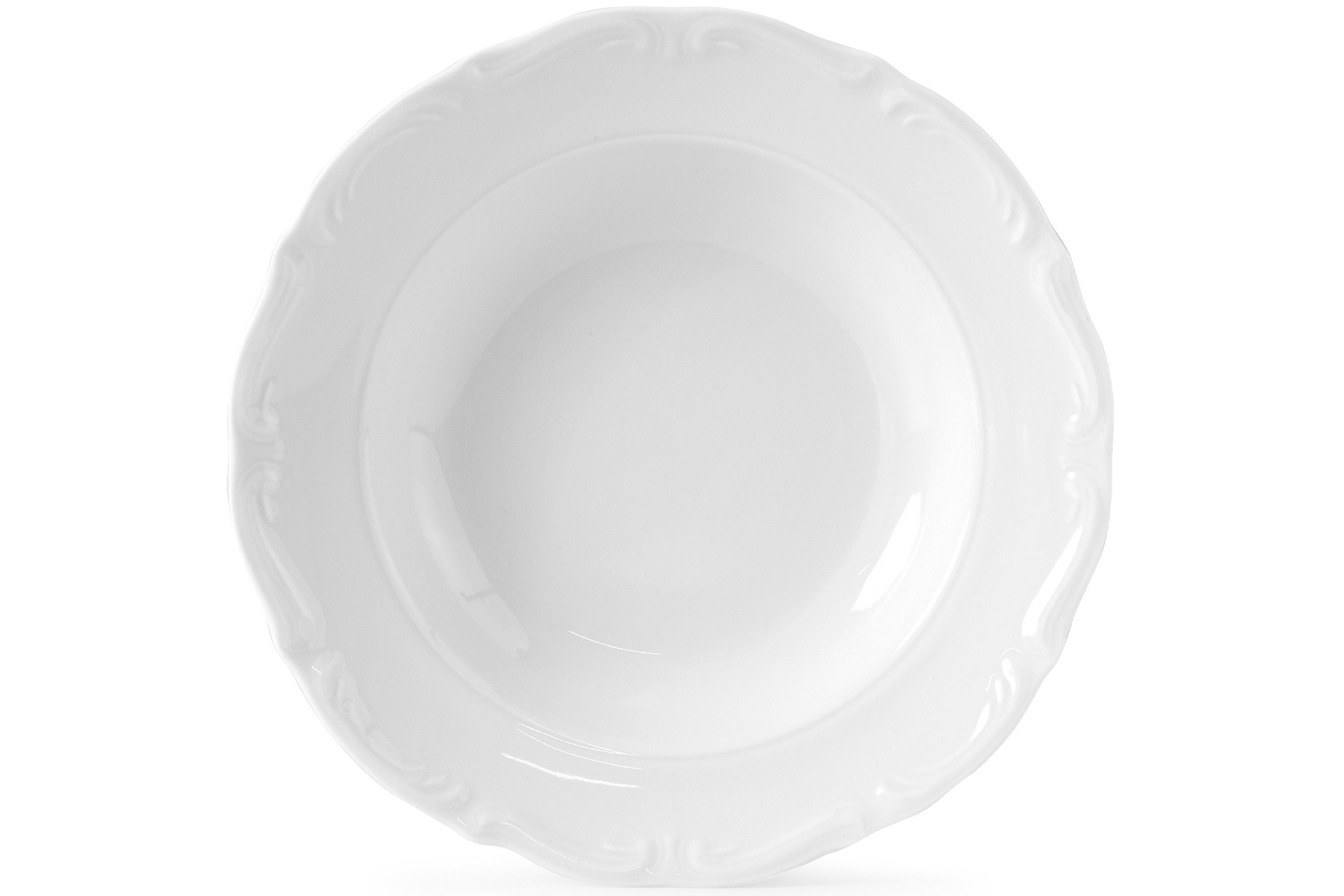 KONSIMO® Teller-Set CHODZIEZ MARIA TERESA Tafelservice, 6x Suppenteller (6-tlg), 6 Personen, Porzellan, Hochwertiges Premium-Porzellan, handgefertigt