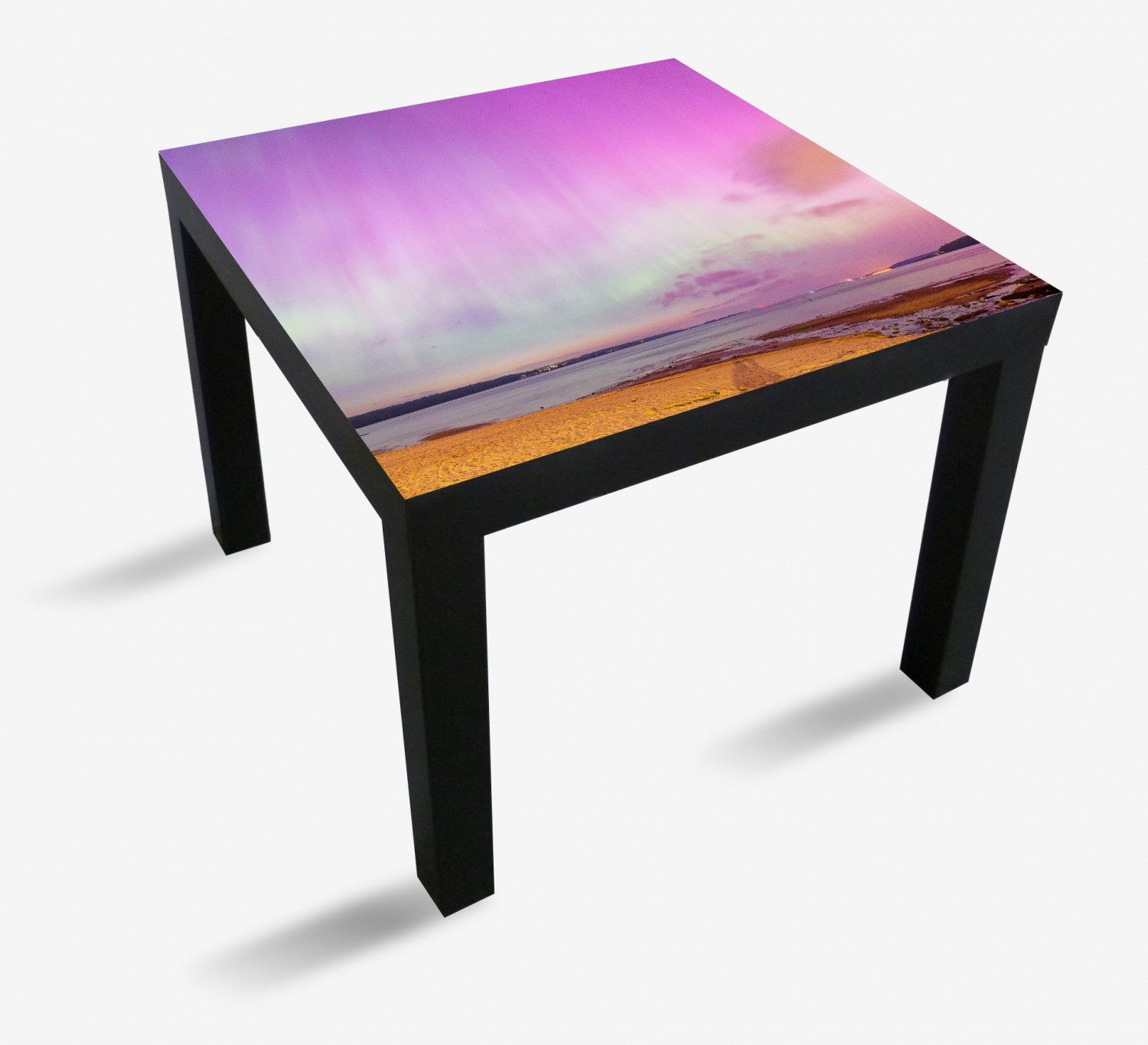 Wallario Möbelfolie Leuchtende Lichter über Sandstrand