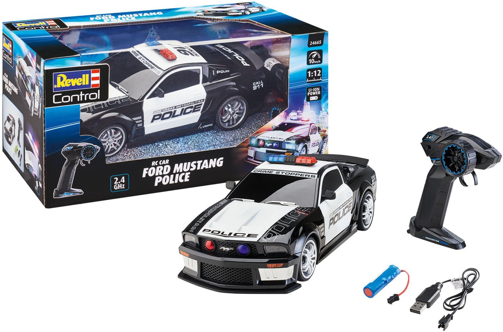 Revell® RC-Auto Revell® control, Ford Mustang Police