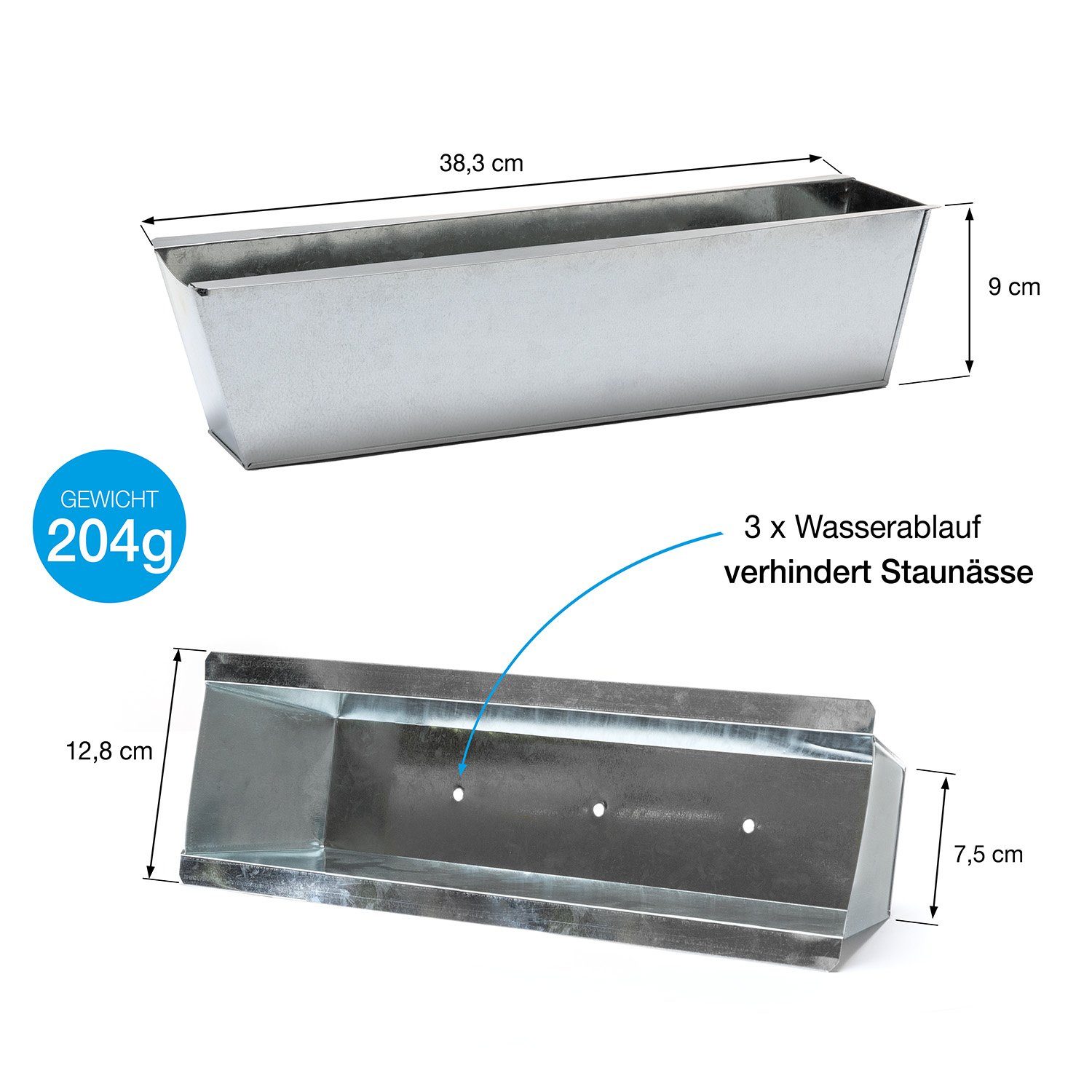 BigDean Blumenkasten 10x Pflanzkasten f. Europalette günstig online kaufen