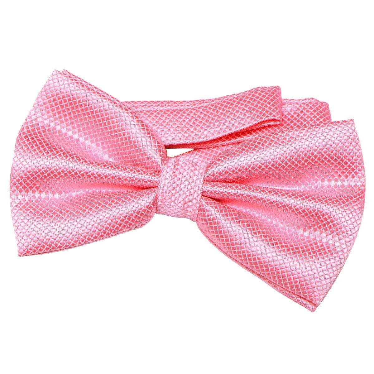 DonDon Fliege Fliege 12 x 6 cm mit Hakenverschluss (Packung, 1-St) bereits gebunden, verstellbar, Seidenlook