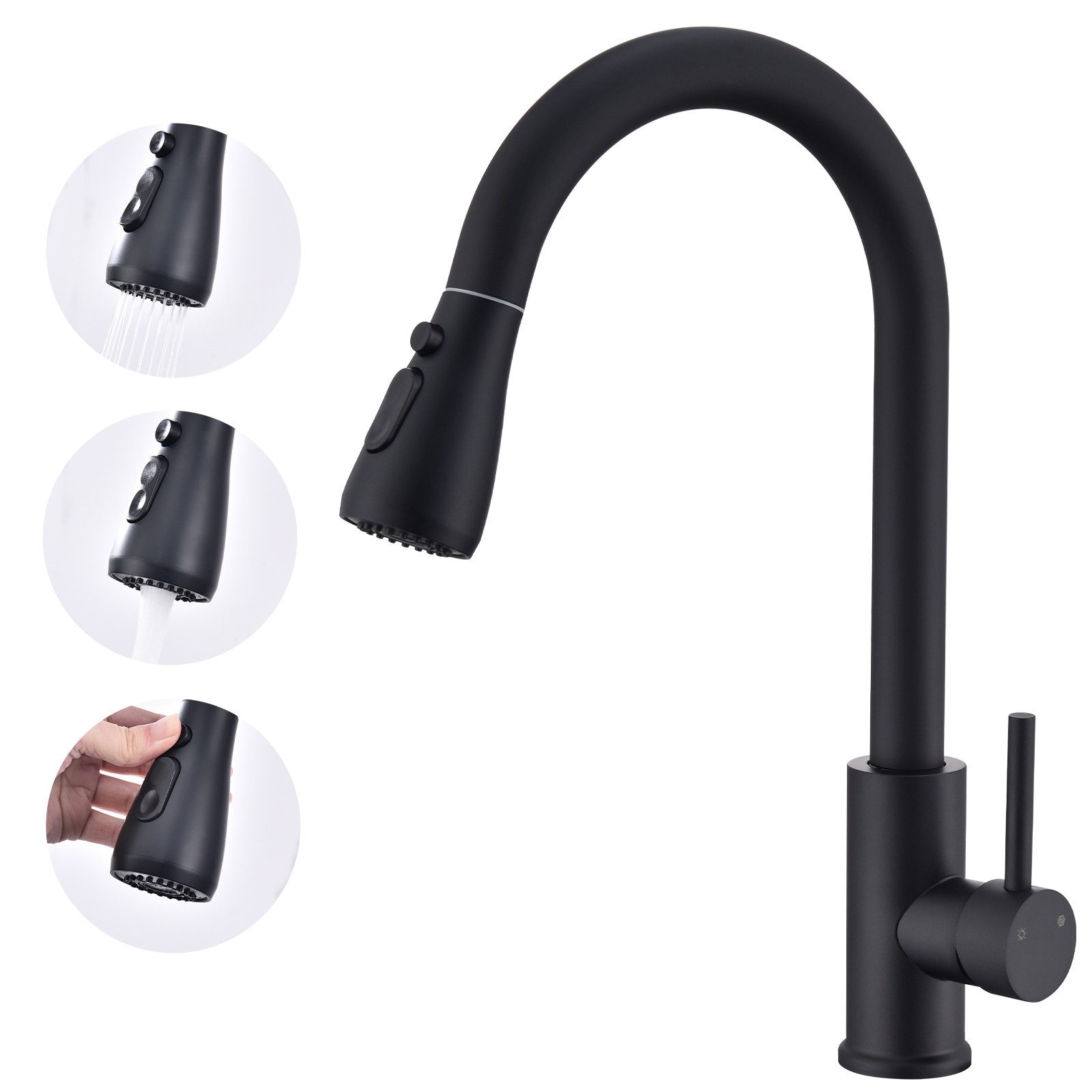 HOMELIVE Spültischarmatur 360° drehen Küchenarmatur Hochdruck Wasserhahn Kü günstig online kaufen