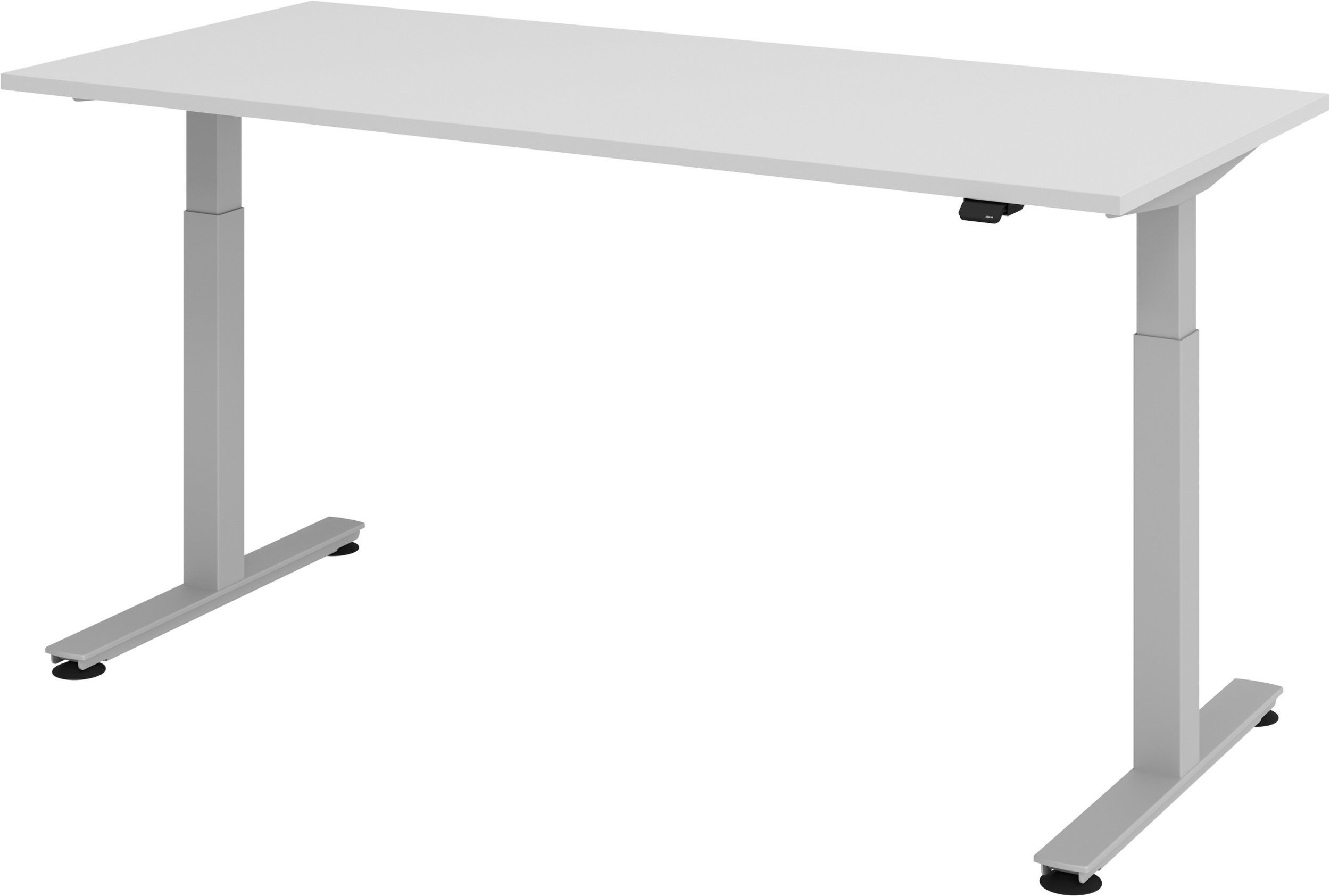 bümö Schreibtisch Schreibtisch elektrisch XMST, Rechteck: 180 x 80 cm - Dekor: Grau