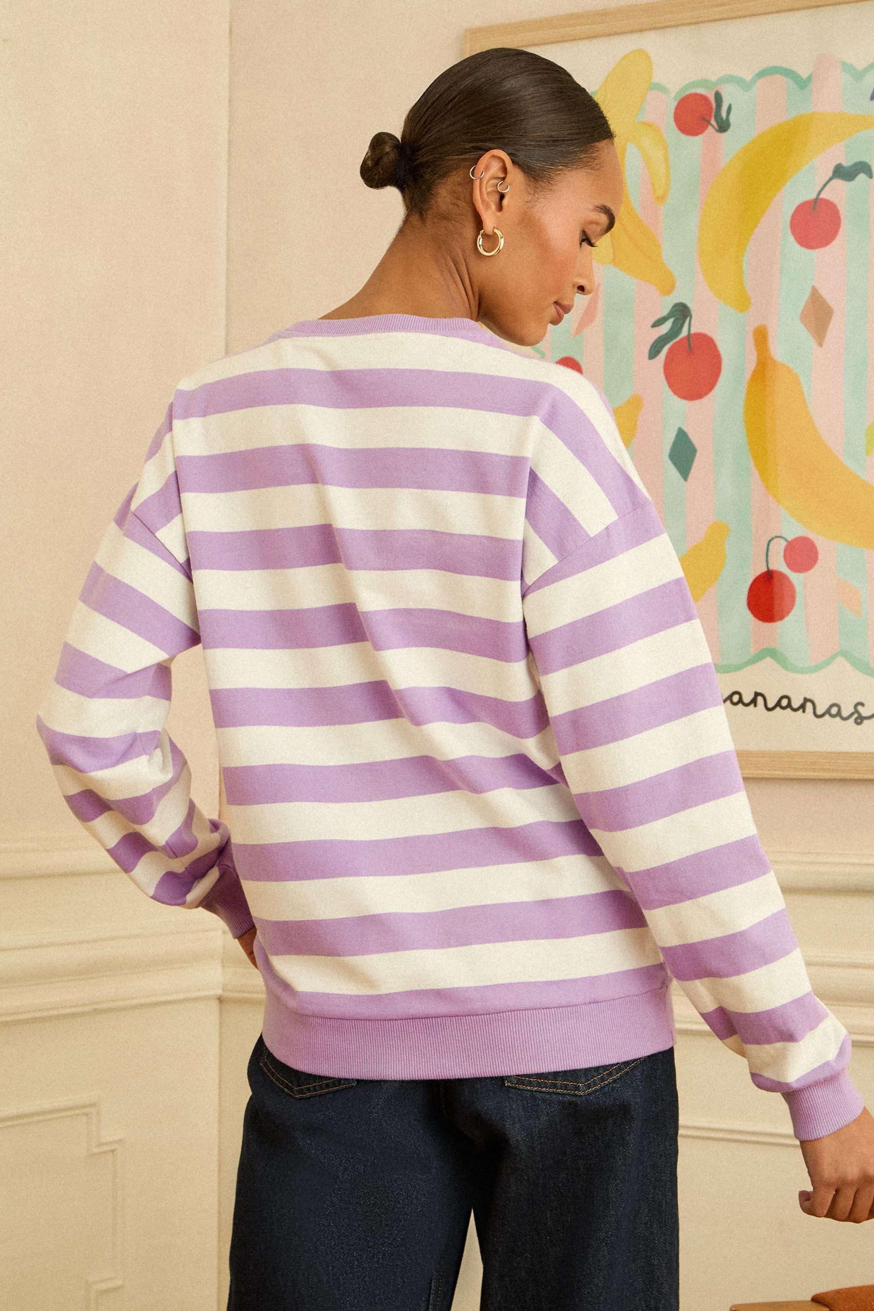 Love & Roses Sweatshirt Love & Roses Sweatshirt mit Verzierung, Regular (1- günstig online kaufen