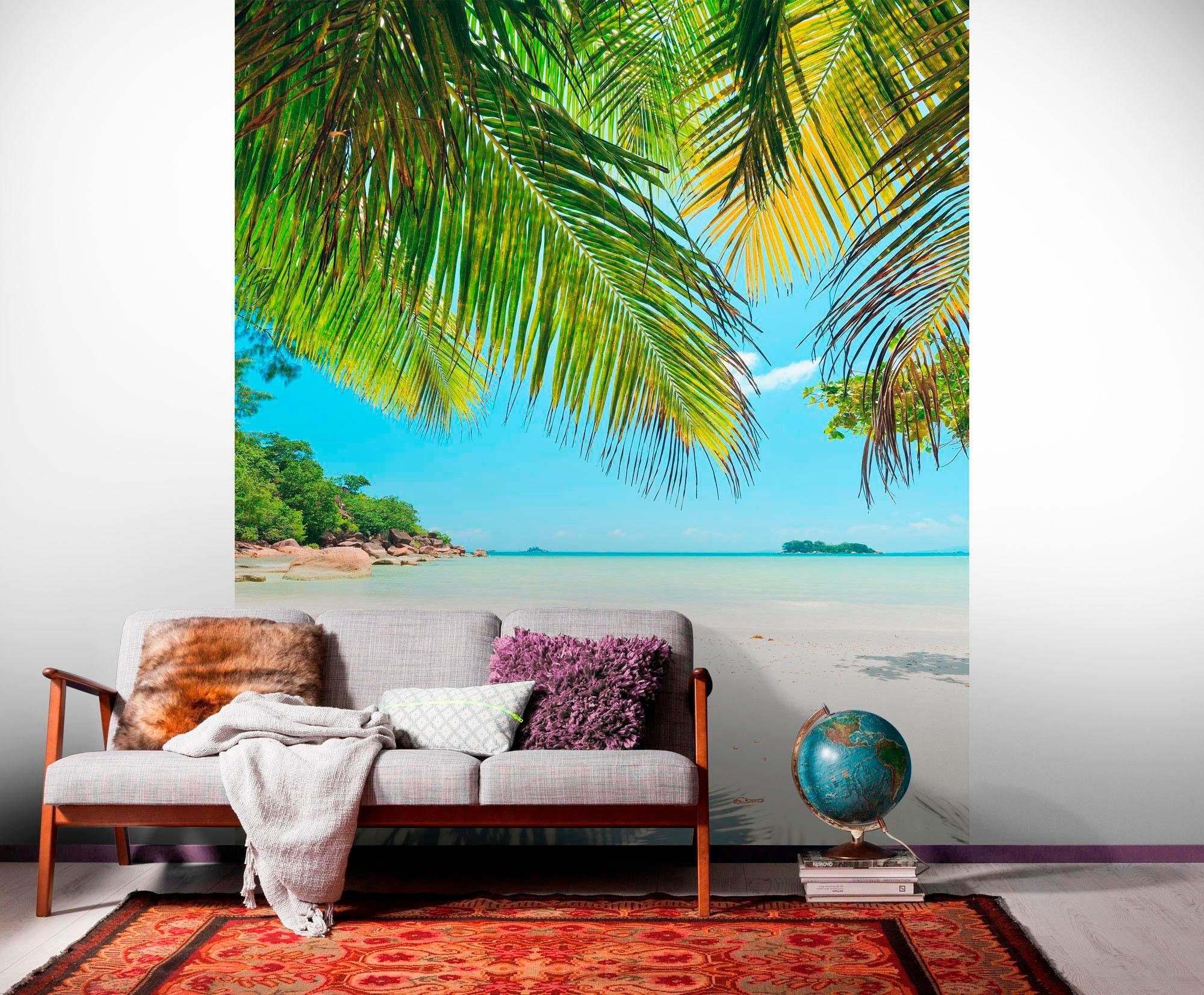 Komar Vliestapete »Hefele Under Palmtree«, glatt, Strand-HomeTrends