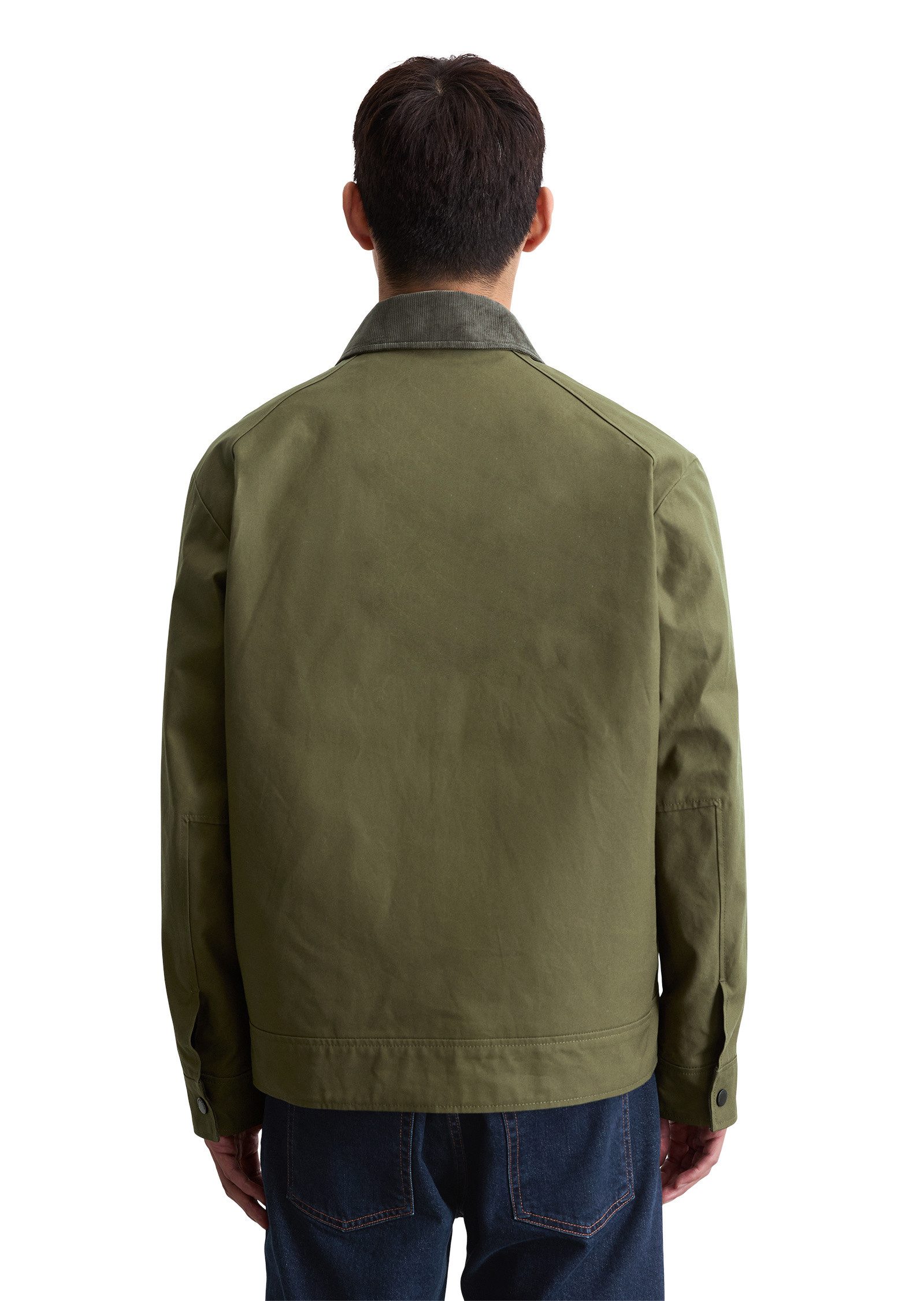 Marc O'Polo Outdoorjacke aus wasserabweisendem Dry Wax Cotton