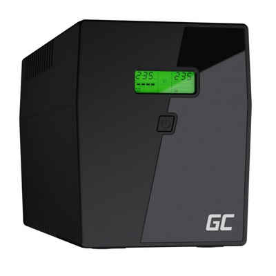 Green Cell USV-Anlage UPS/USV 2000VA 1200W Unterbrechungsfreie Stromversorgung, modifizierter Sinuswelle, LCD Display, typische Schaltzeit: 2-6 ms