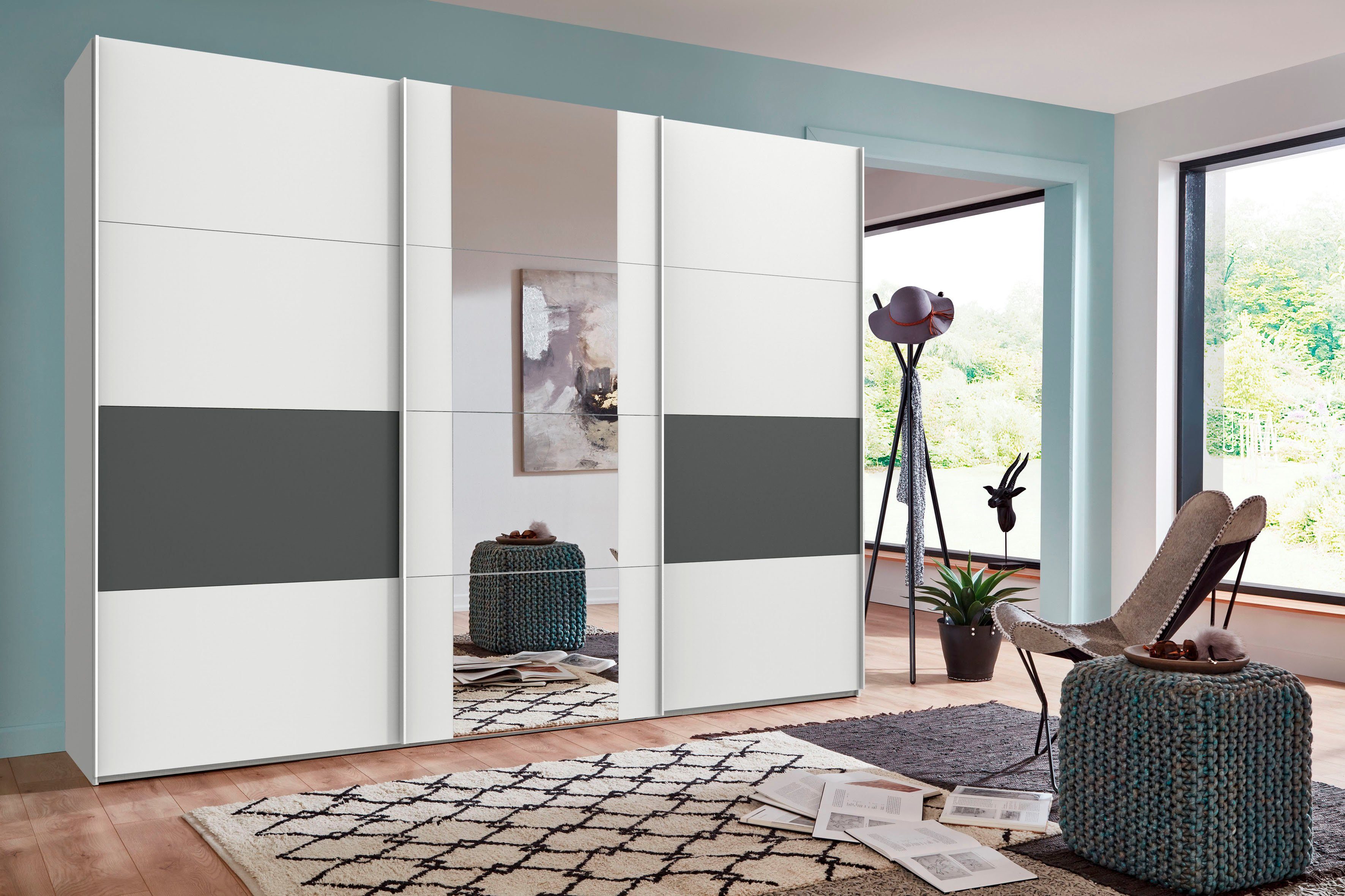 Wimex Schwebetürenschrank "Barmbek Schlafzimmerschrank BESTSELLER Garderobe günstig online kaufen