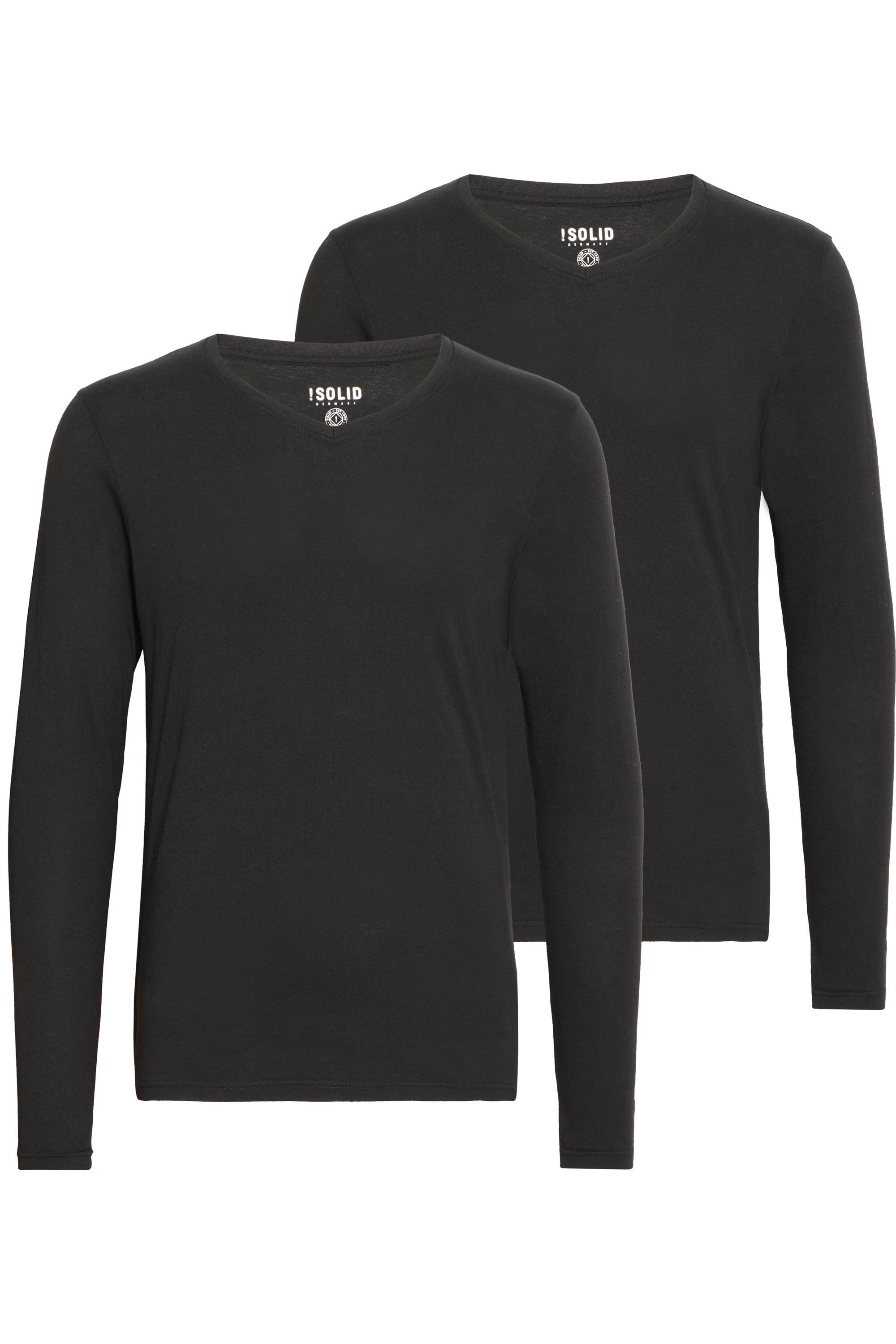 !Solid V-Shirt SDBasil Langarmshirts im 2er-Pack günstig online kaufen