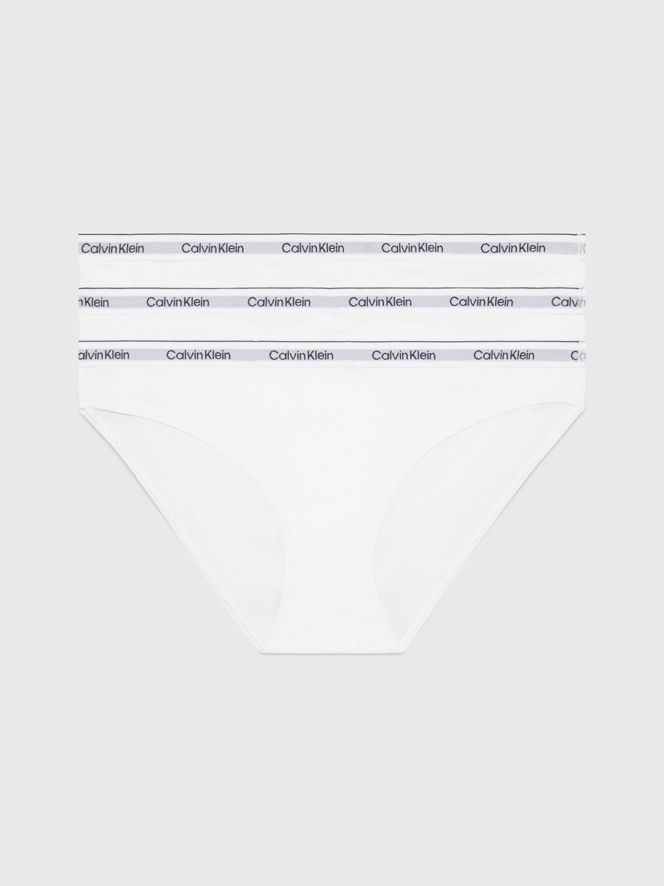 Calvin Klein Underwear Bikinislip 3 PACK BIKINI (LOW-RISE) (Packung, 3-St., 3er-Pack) mit Logobund