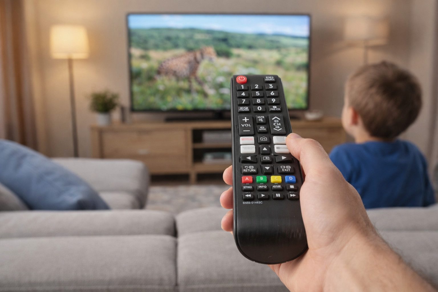 azurano Ersatz für SAMSUNG BN59-01483C Universal-Smart-TV-Fernbedienung (Samsung Neo QLED OK 4K Vision AI Smart TV)