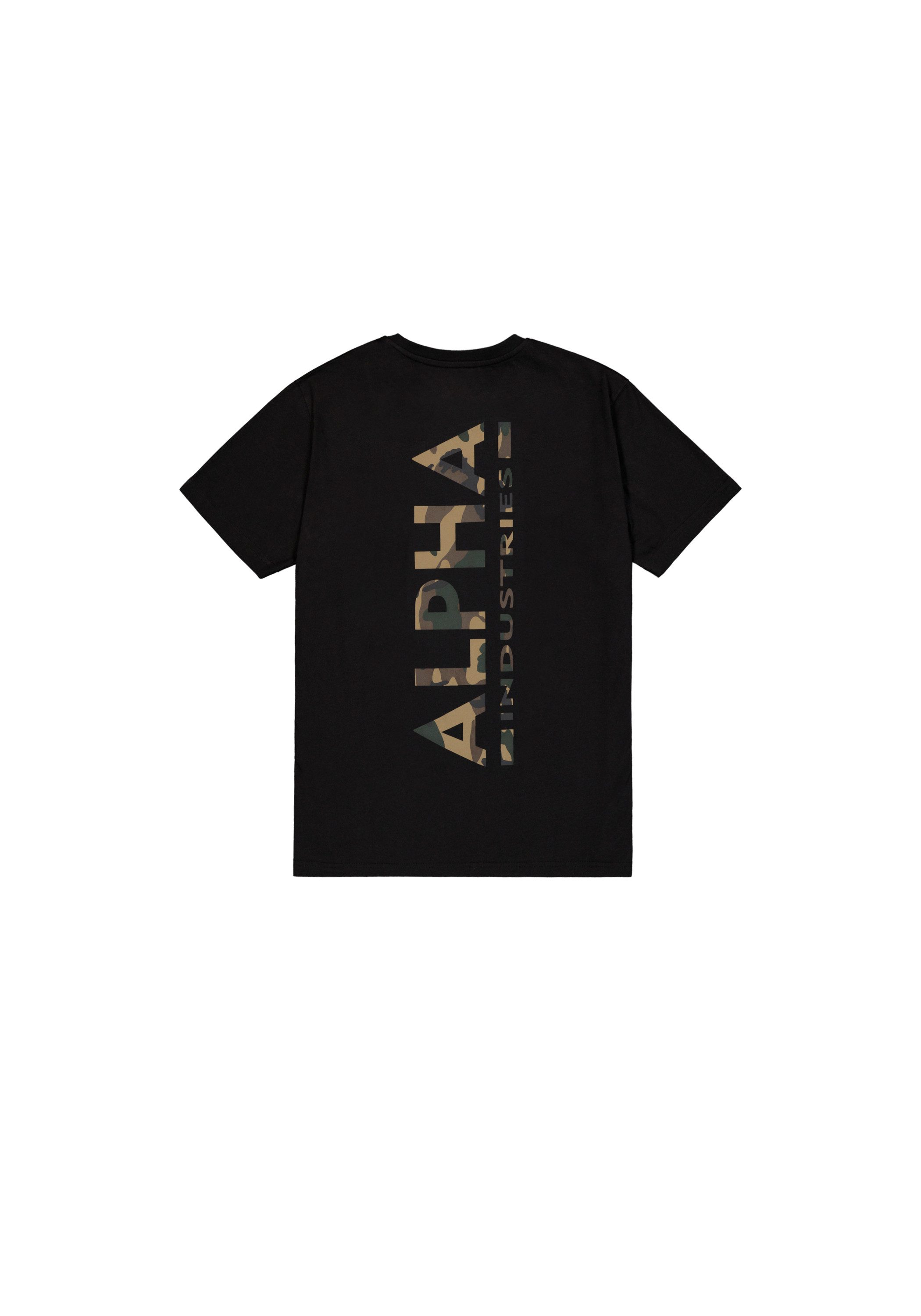 Alpha Industries T-Shirt Backprint T-Shirt Camo Print günstig online kaufen