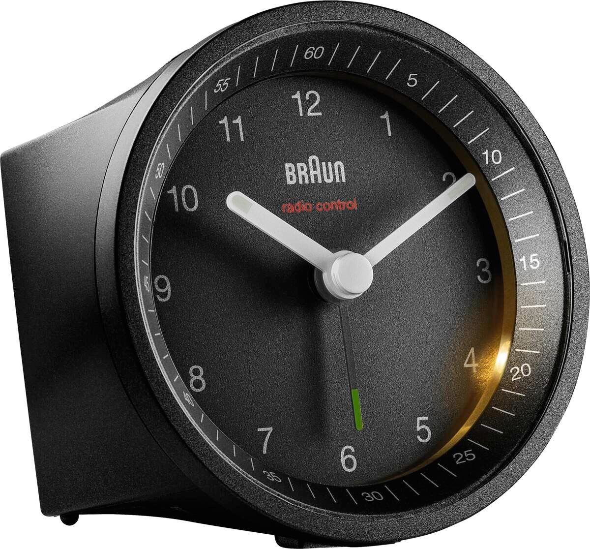 Braun Wecker Braun Uhren BC07B-DCF Funkwecker Uhren/Wecker Schwarz günstig online kaufen