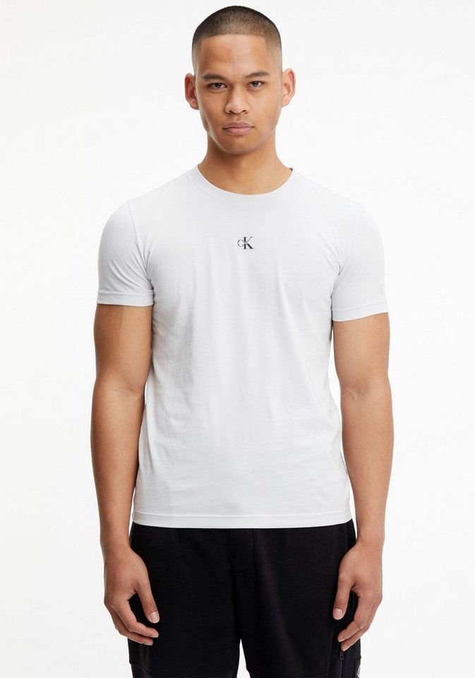 TEE Calvin mit Logo-Druck MICRO Jeans Klein T-Shirt MONOLOGO kleinem