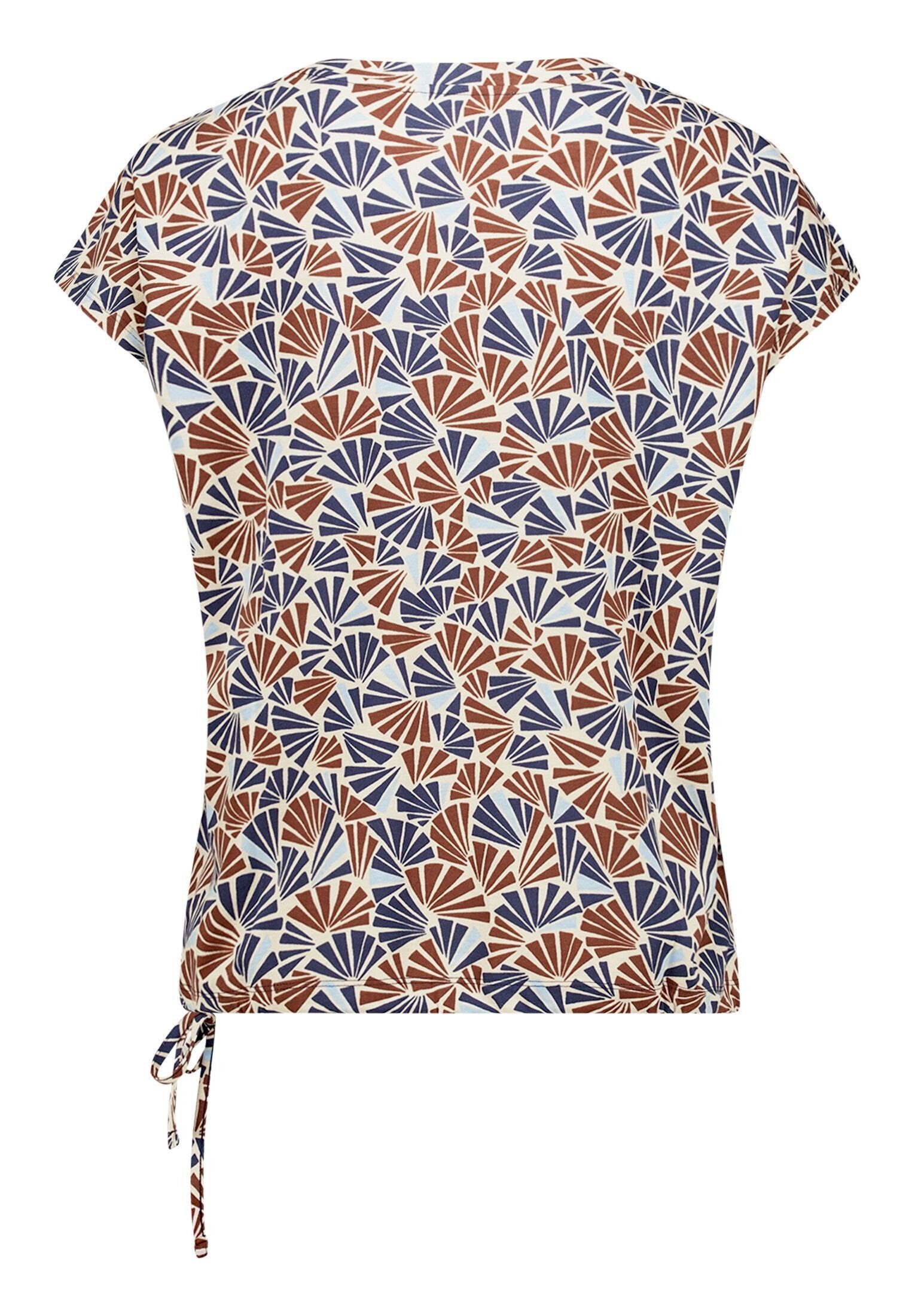 Betty&Co Kurzarmshirt Damen mit Tunnelzug (1-tlg)