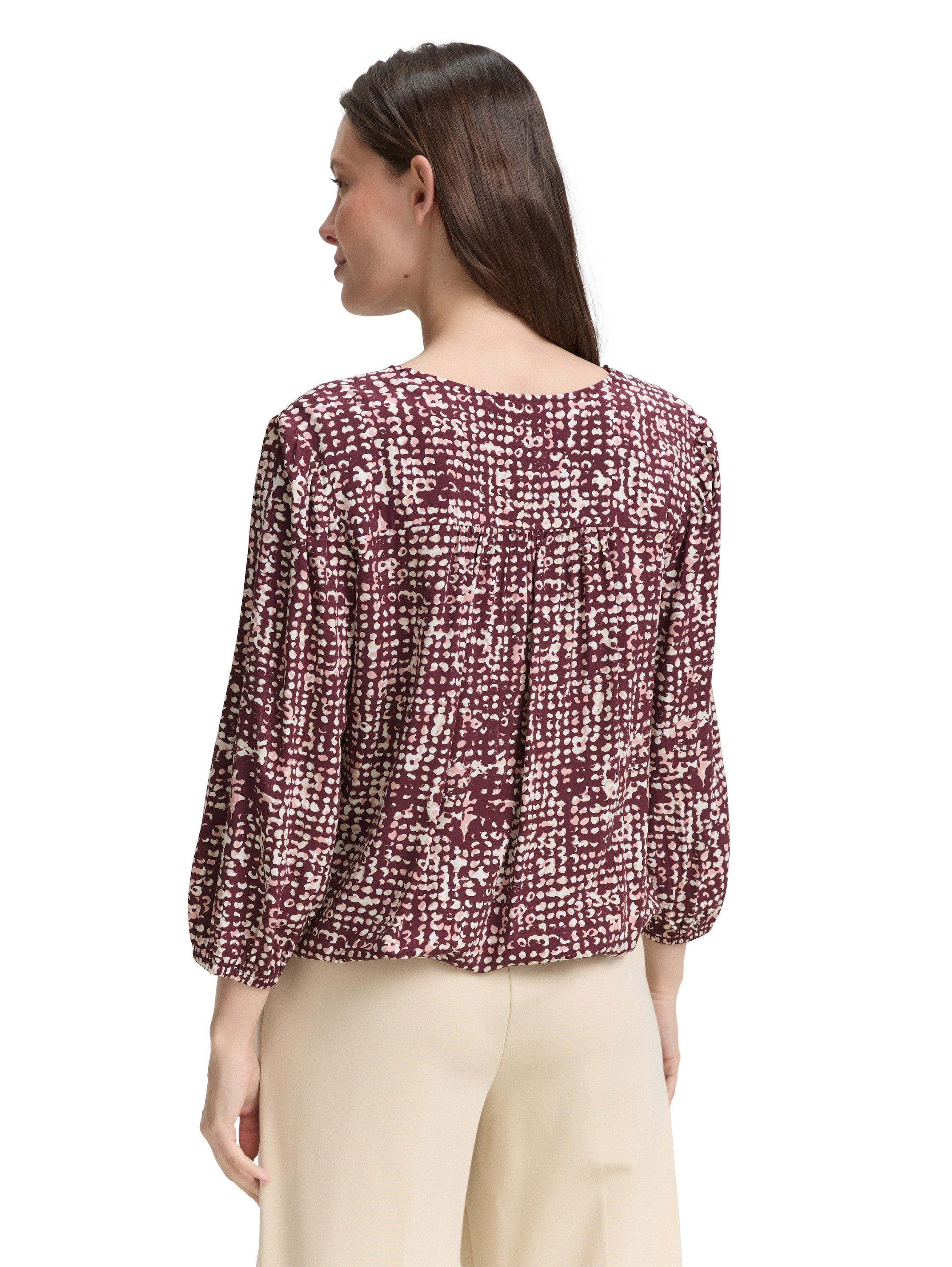 TOM TAILOR Shirtbluse mit All-Over Print günstig online kaufen