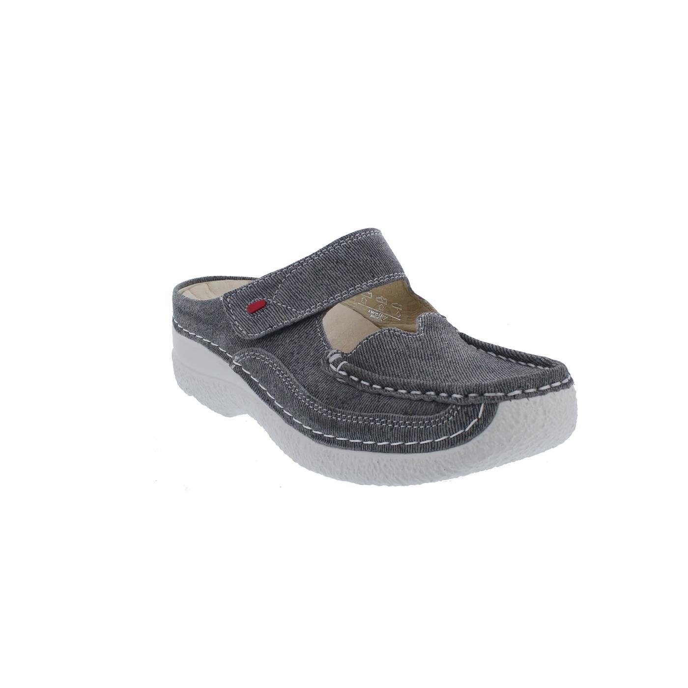 WOLKY Wolky Roll-Slipper, Clog, Jeans suede, Grey summer, 0622793-270 Clog günstig online kaufen
