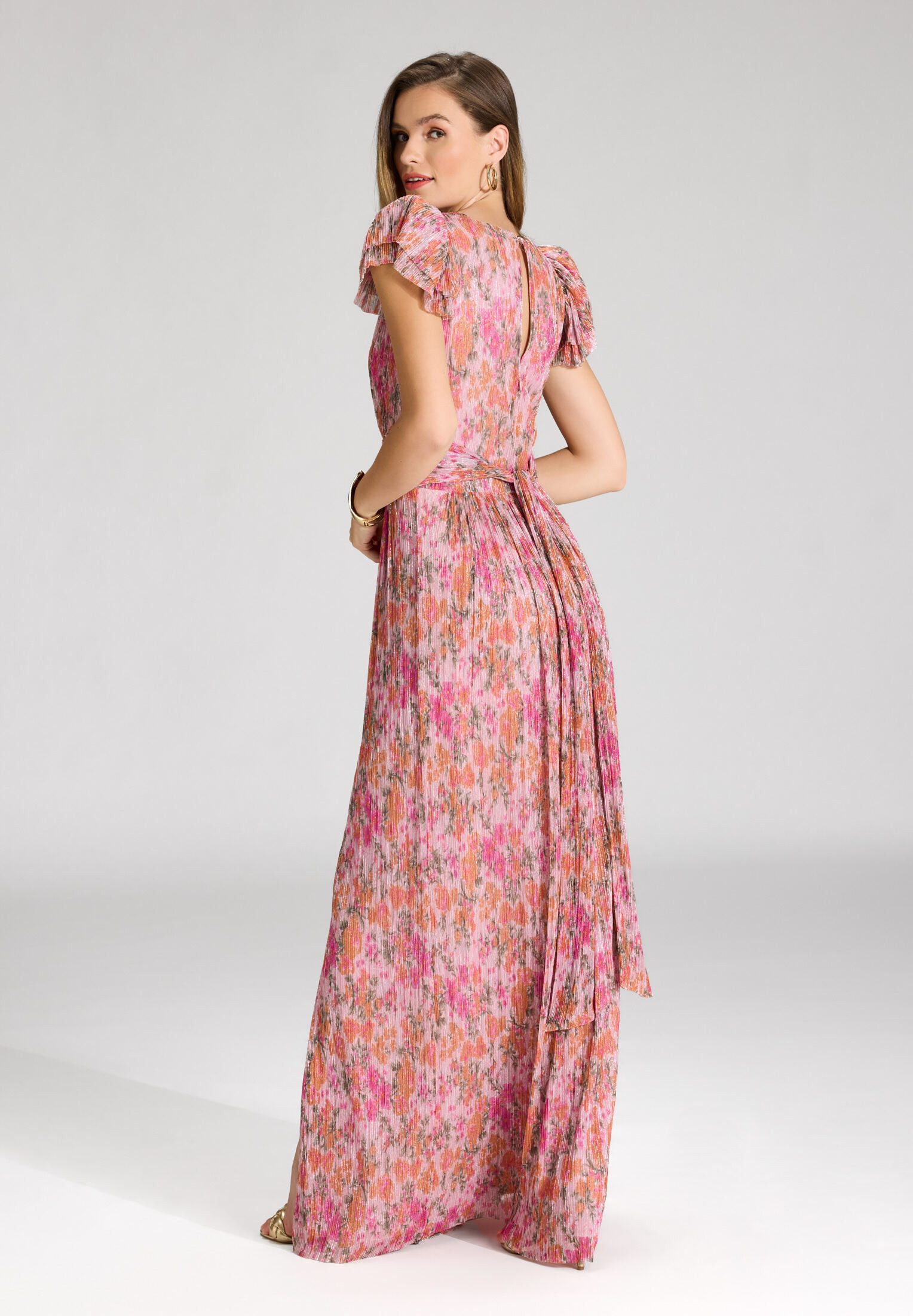 SWING Abendkleid Taillierter Schnitt mit ausgestelltem Rock