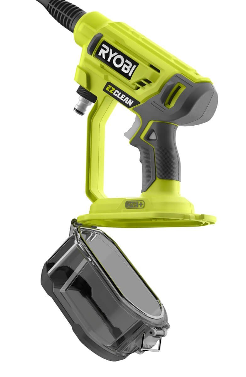 RYOBI Akku-Mitteldruckreiniger mobiler Akku-Mitteldruckreiniger ONE+ 18 V, 22 bar 3-fach Düse, ohne A